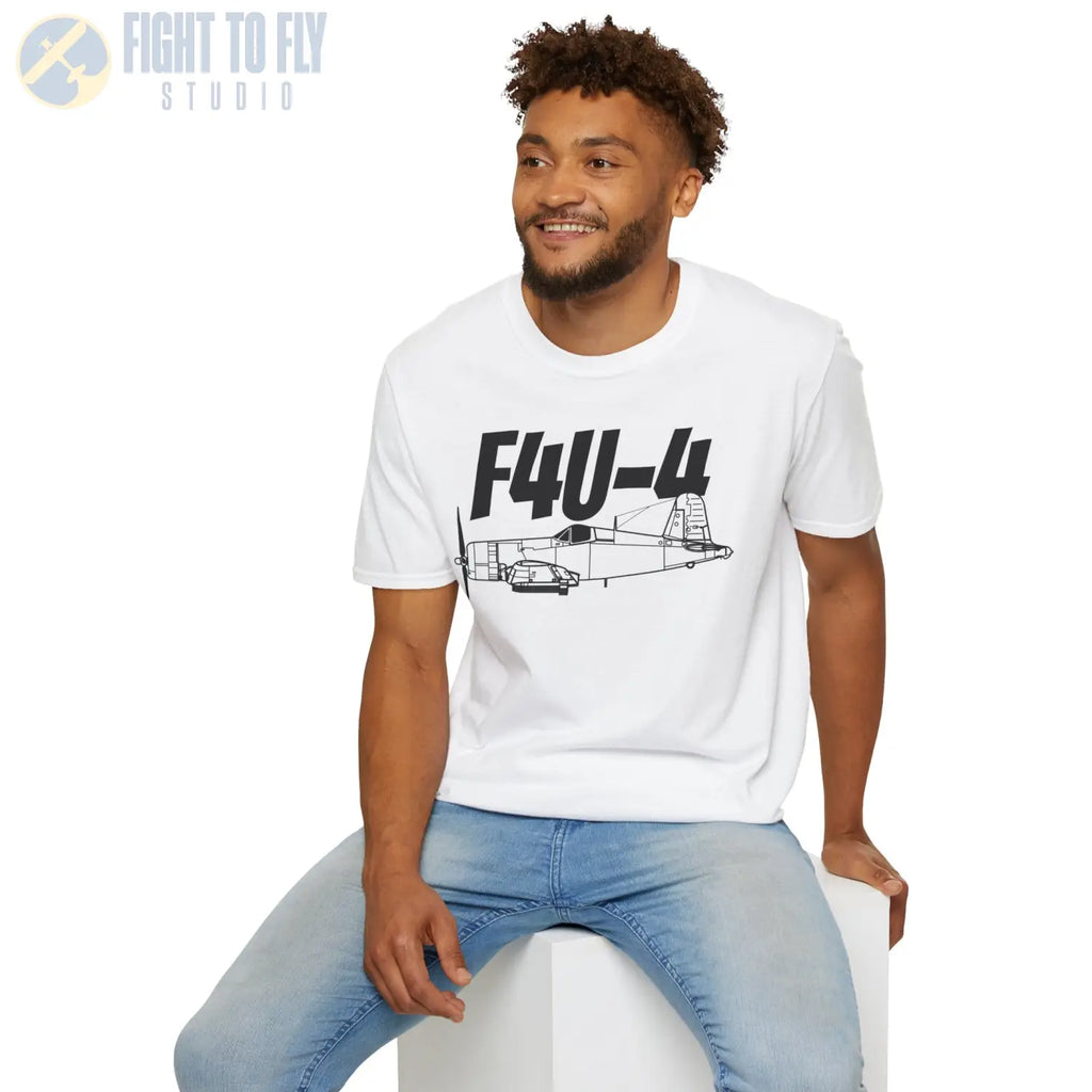 F4U-4 Corsair T-Shirt - Pilot gifts - WWII warbird t-shirt