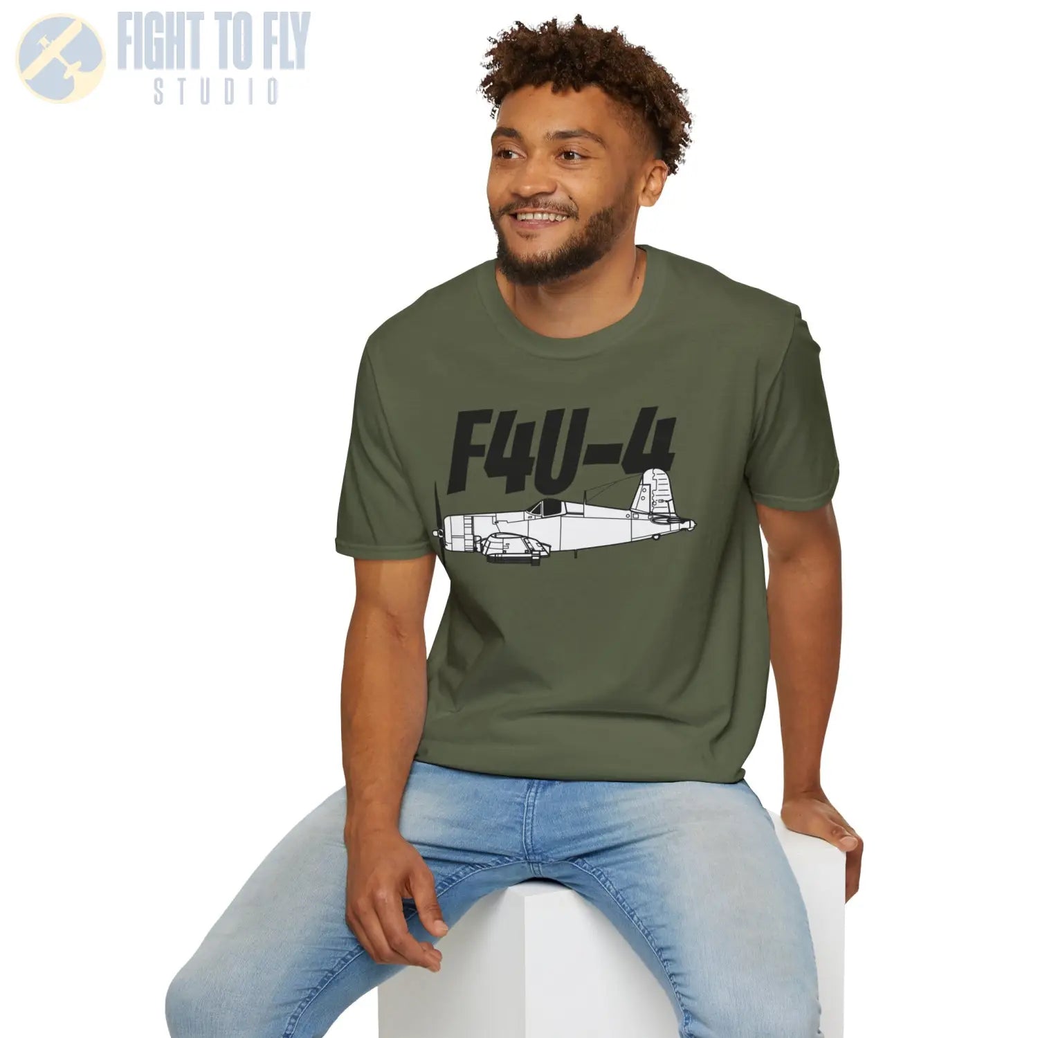 F4U-4 Corsair T-Shirt - Pilot gifts - WWII warbird t-shirt