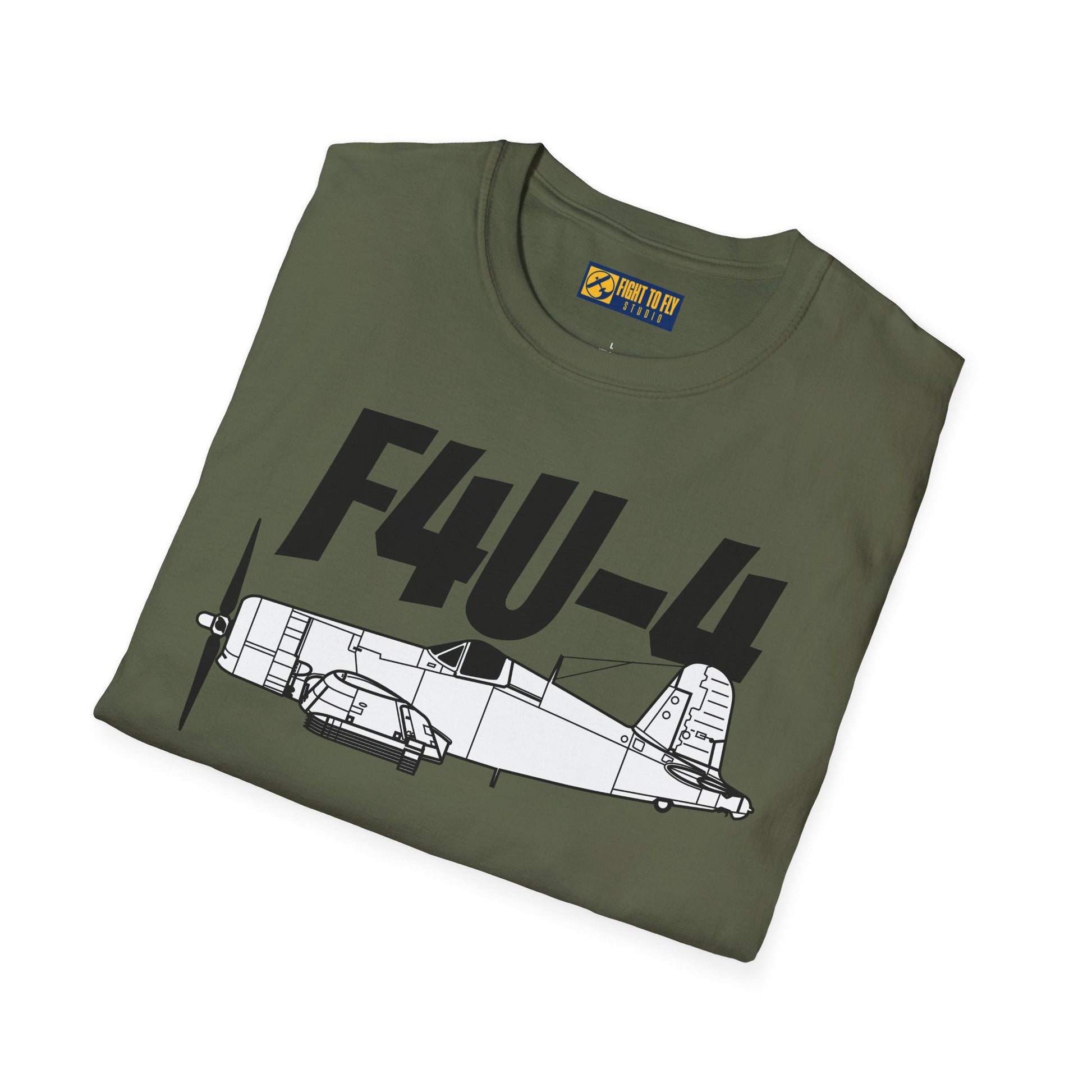 F4U-4 T-Shirt – WWII Naval Aircraft Aviation Tee - Pilot gifts - warbird t-shirt
