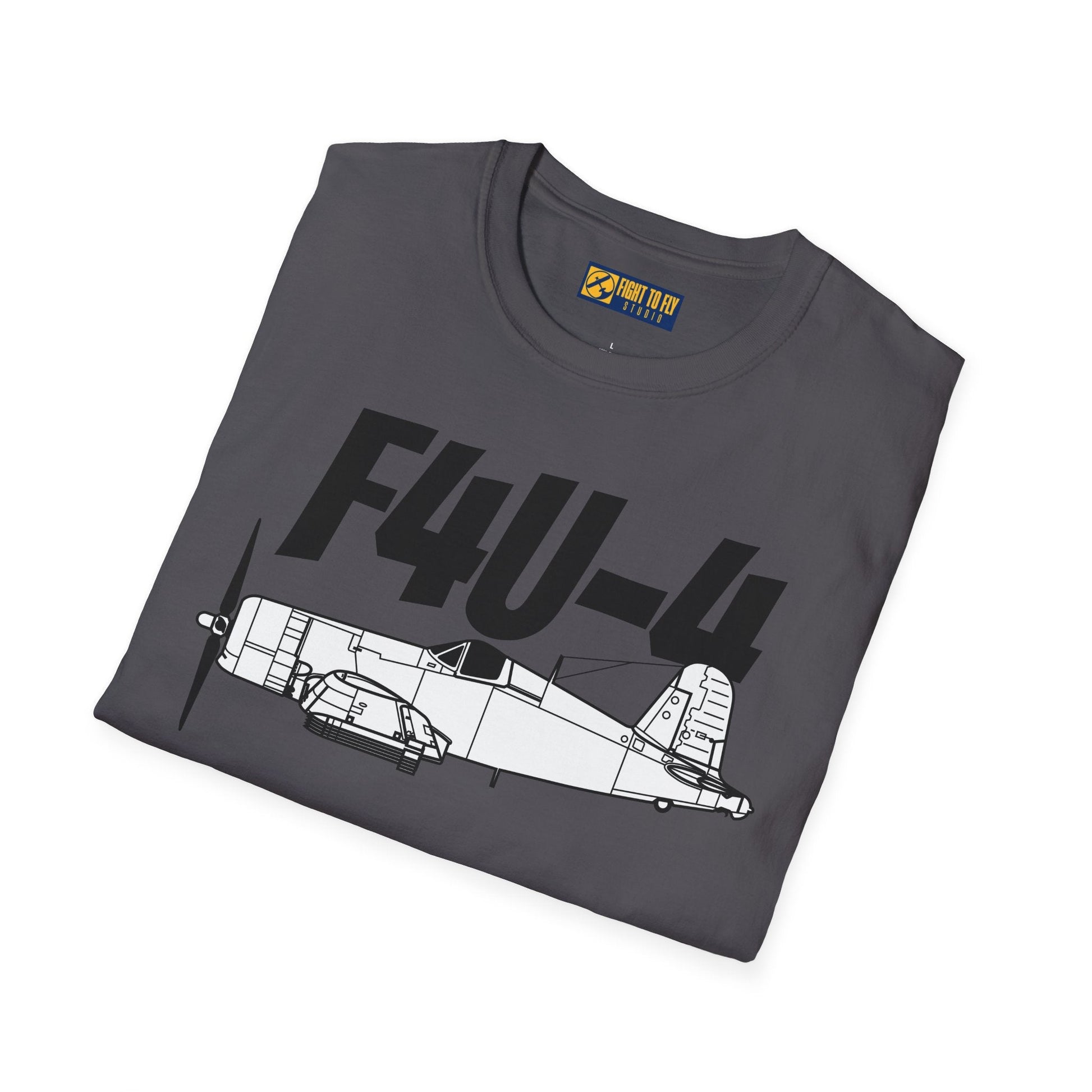 F4U-4 T-Shirt – WWII Naval Aircraft Aviation Tee - Pilot gifts - warbird t-shirt