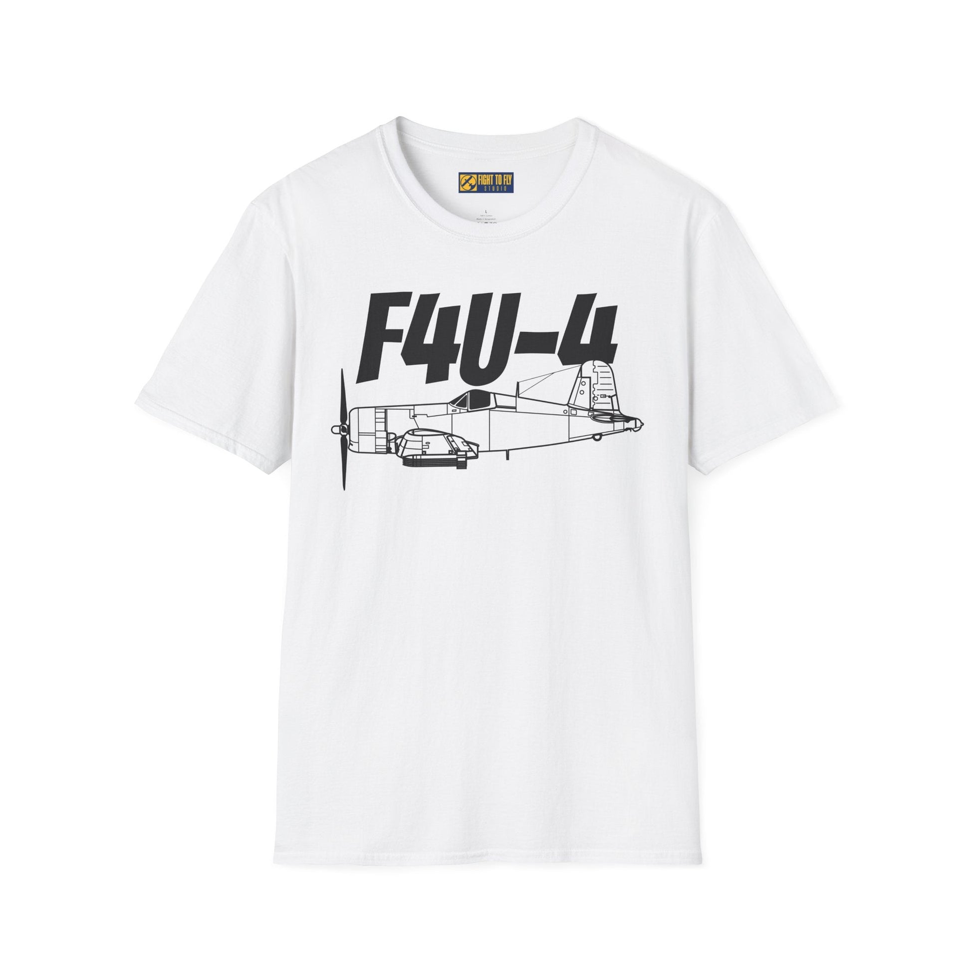 F4U-4 T-Shirt – WWII Naval Aircraft Aviation Tee - Pilot gifts - warbird t-shirt