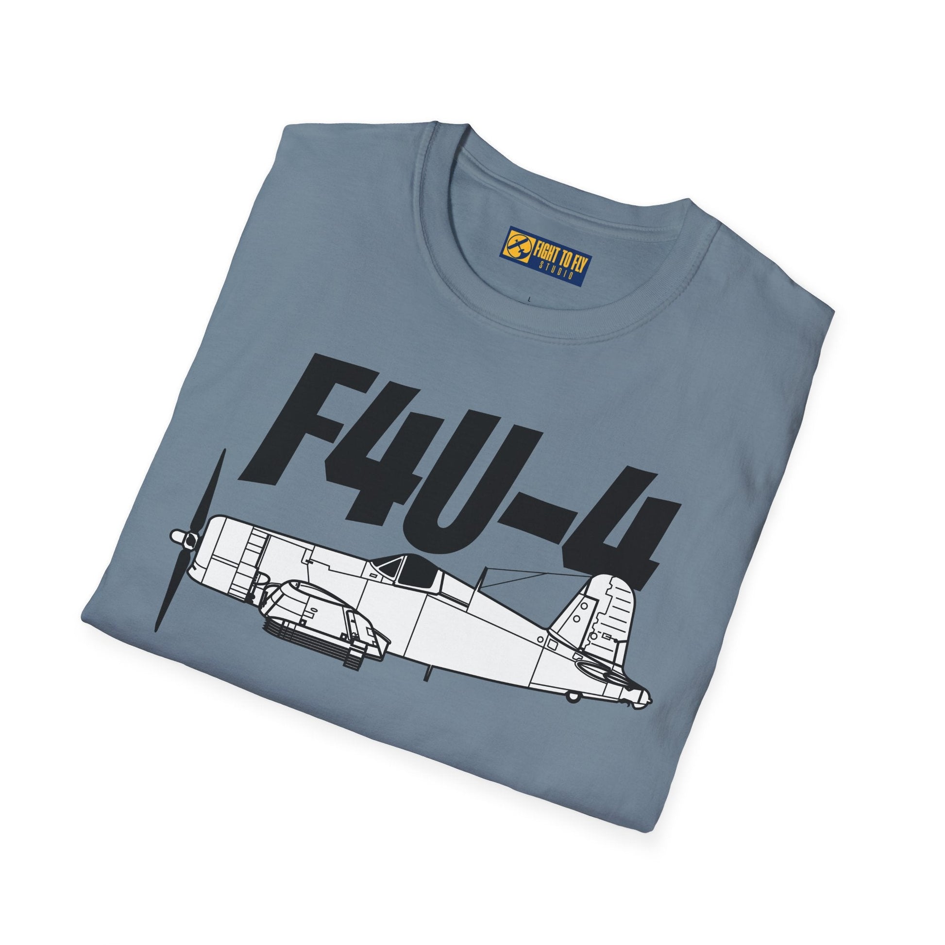 F4U-4 T-Shirt – WWII Naval Aircraft Aviation Tee - Pilot gifts - warbird t-shirt