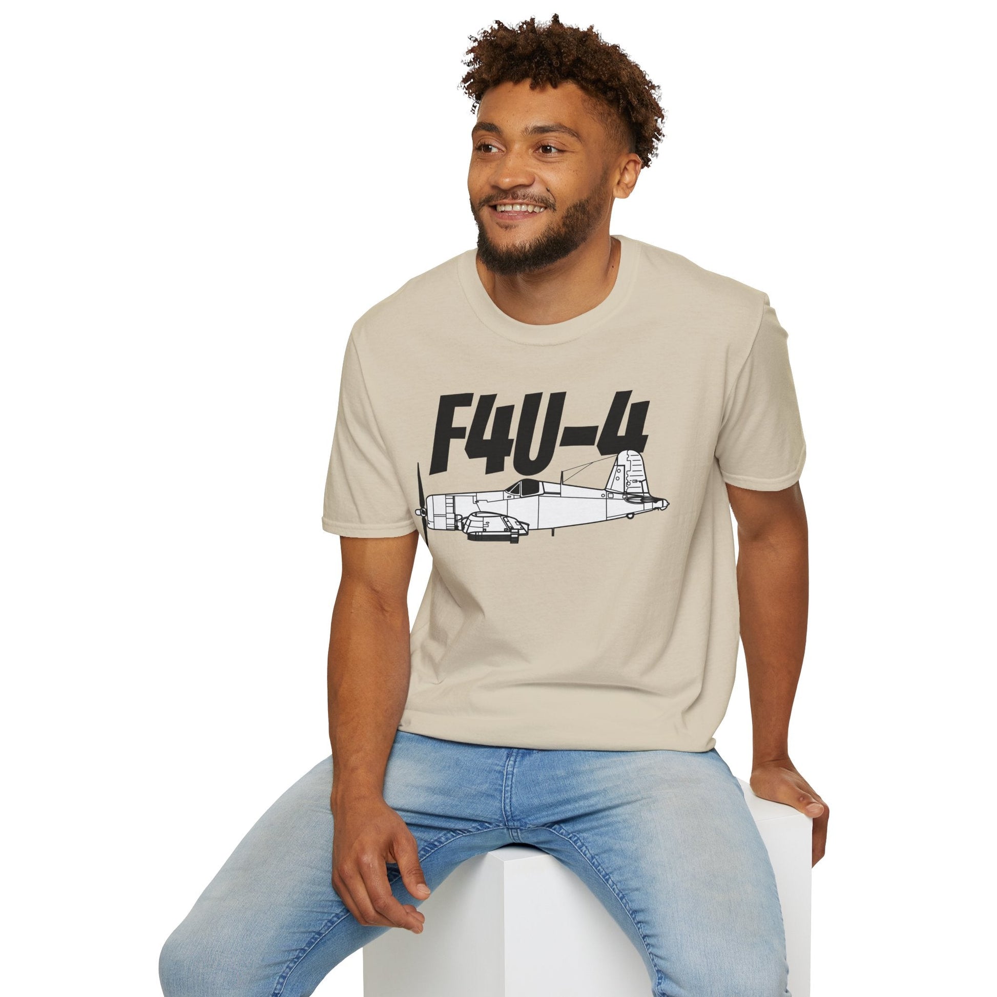 F4U-4 T-Shirt – WWII Naval Aircraft Aviation Tee - Pilot gifts - warbird t-shirt