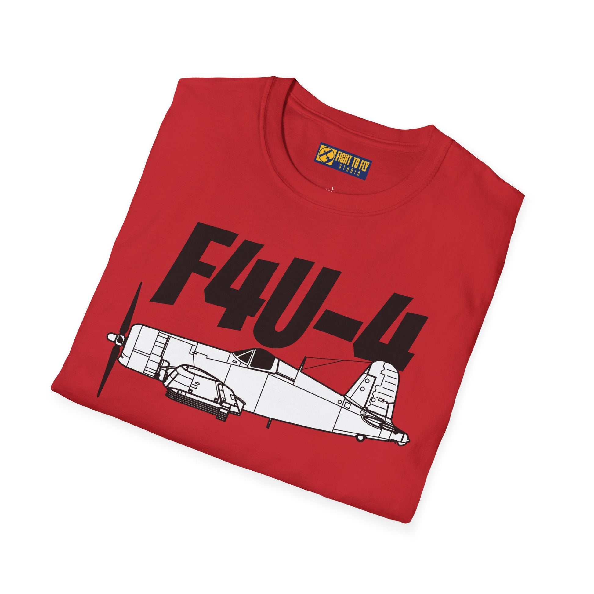 F4U-4 T-Shirt – WWII Naval Aircraft Aviation Tee - Pilot gifts - warbird t-shirt
