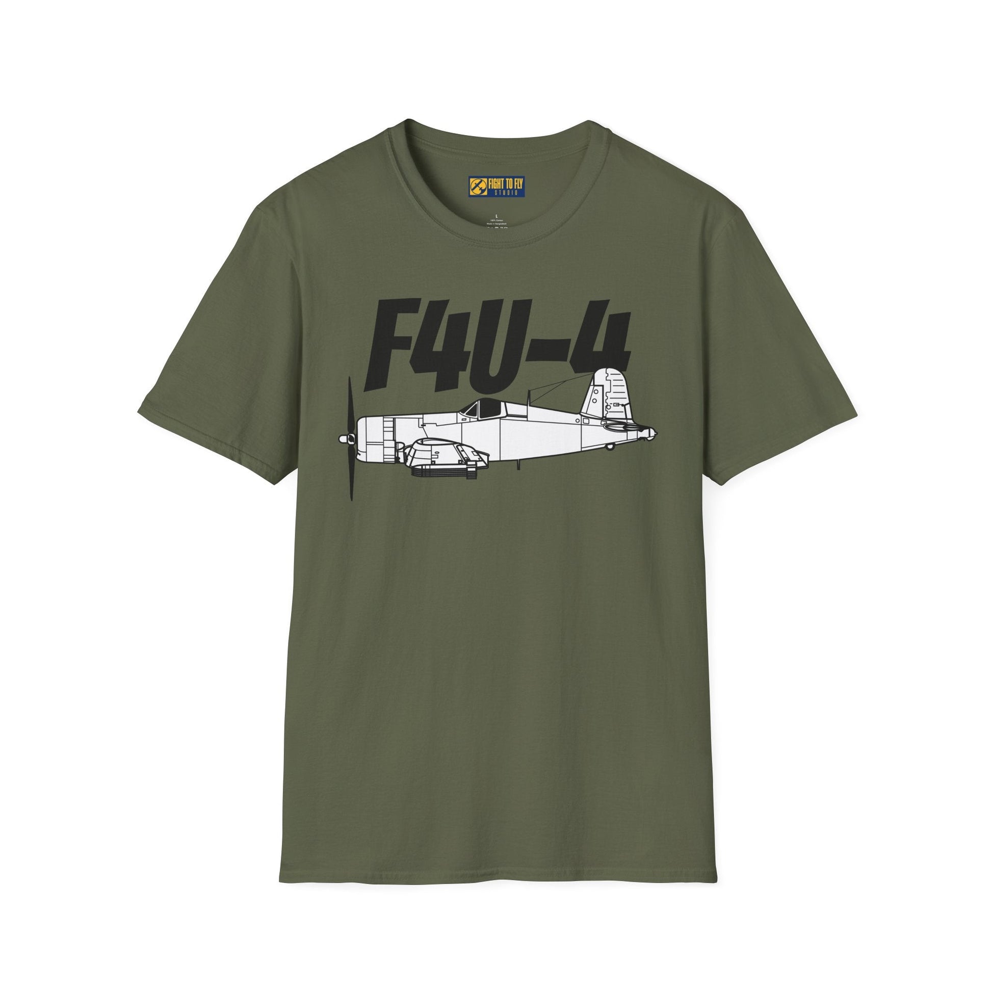F4U-4 T-Shirt – WWII Naval Aircraft Aviation Tee - Pilot gifts - warbird t-shirt