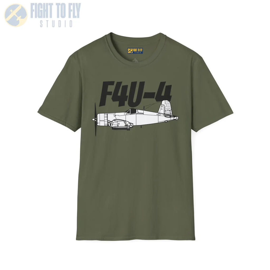 F4U-4 Corsair T-Shirt - Pilot gifts - WWII warbird t-shirt