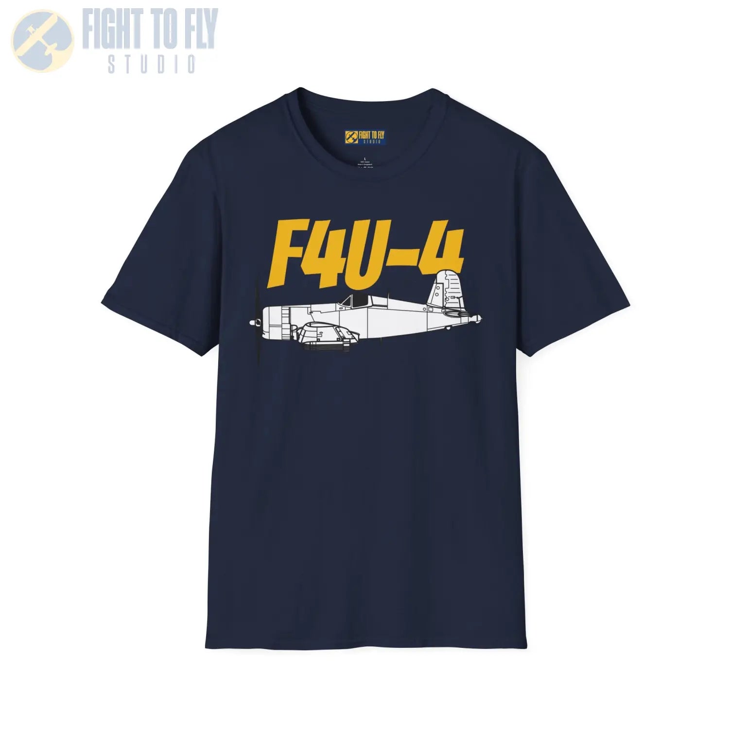 F4U-4 Corsair T-Shirt - Pilot gifts - WWII warbird t-shirt