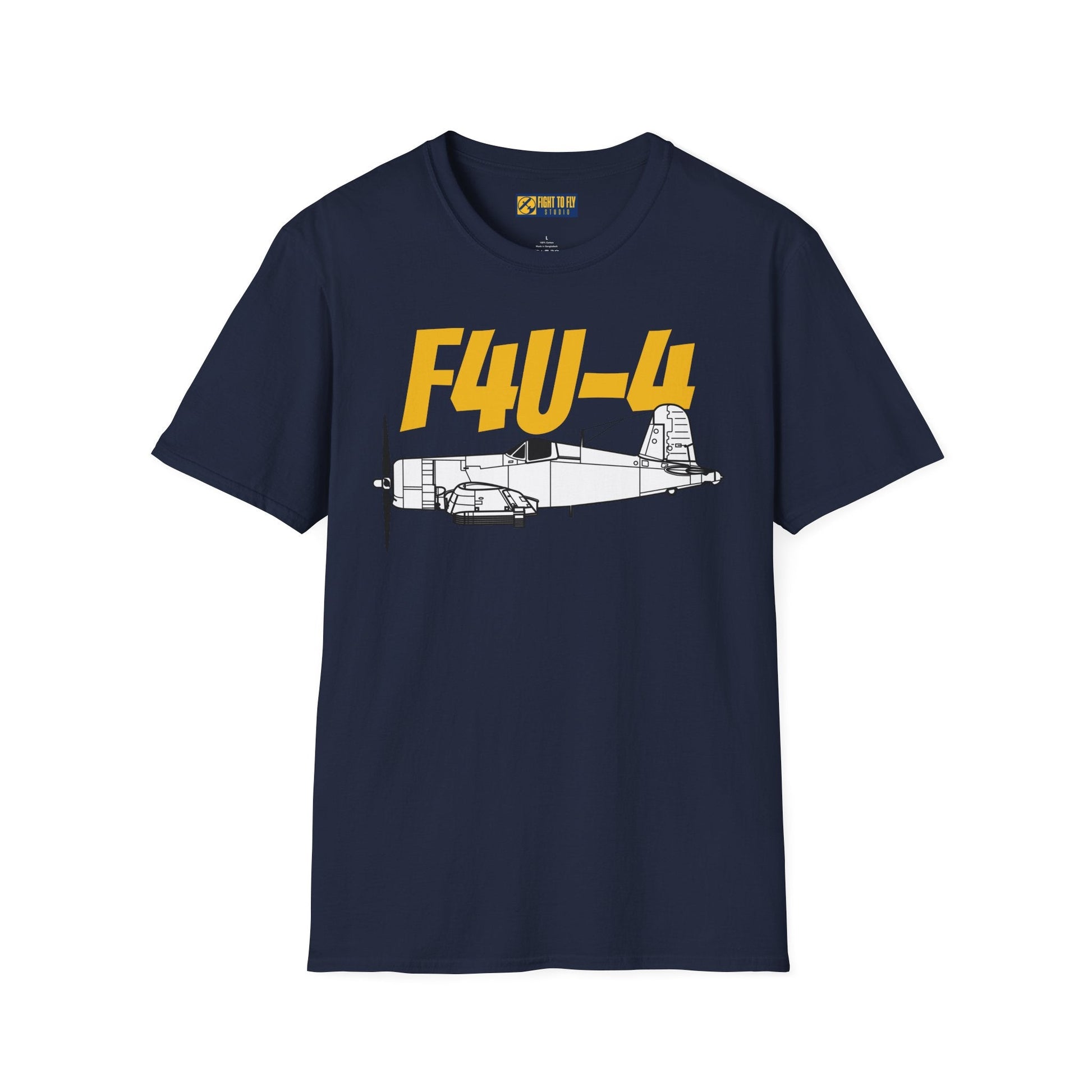 F4U-4 T-Shirt – WWII Naval Aircraft Aviation Tee - Pilot gifts - warbird t-shirt