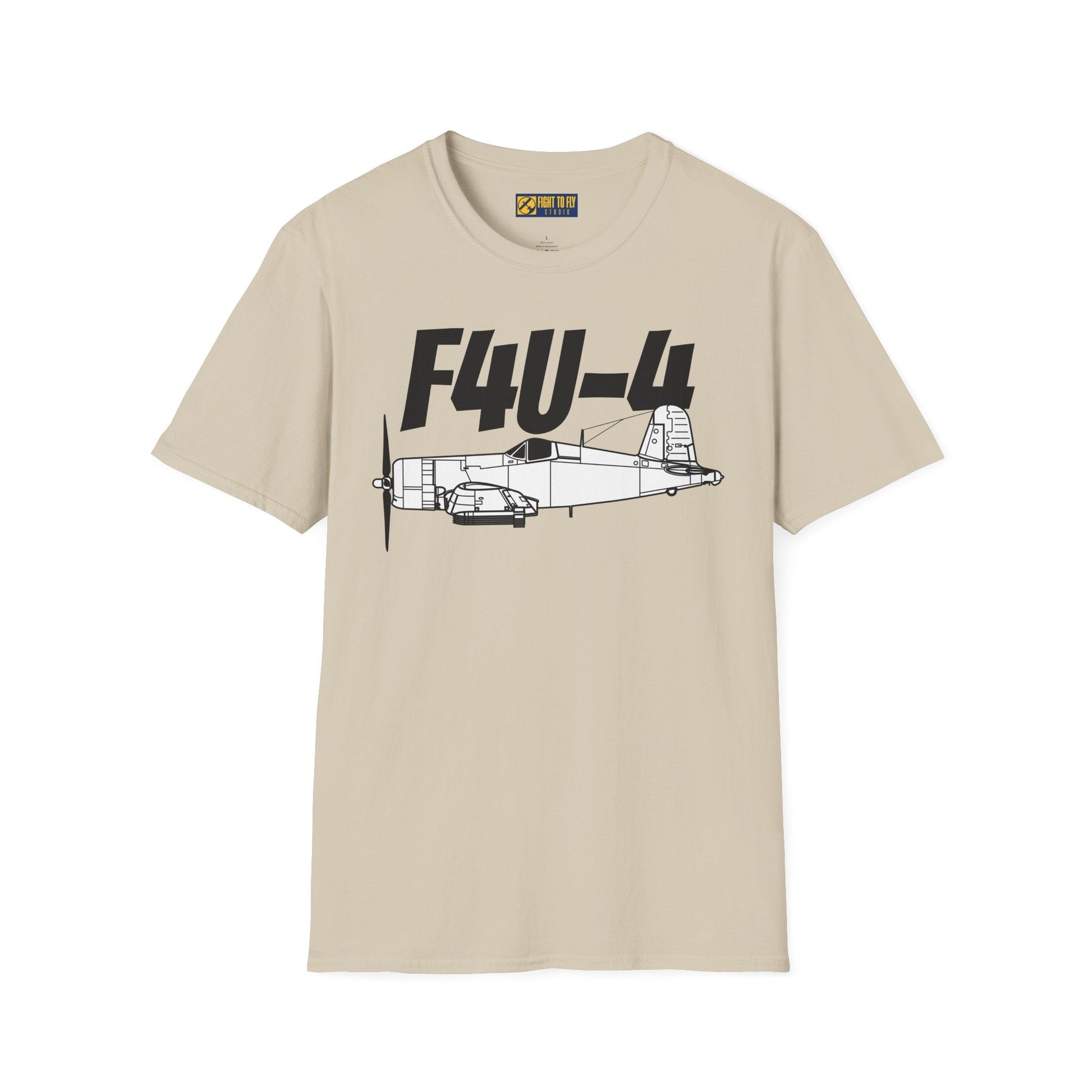 F4U-4 T-Shirt – WWII Naval Aircraft Aviation Tee - Pilot gifts - warbird t-shirt