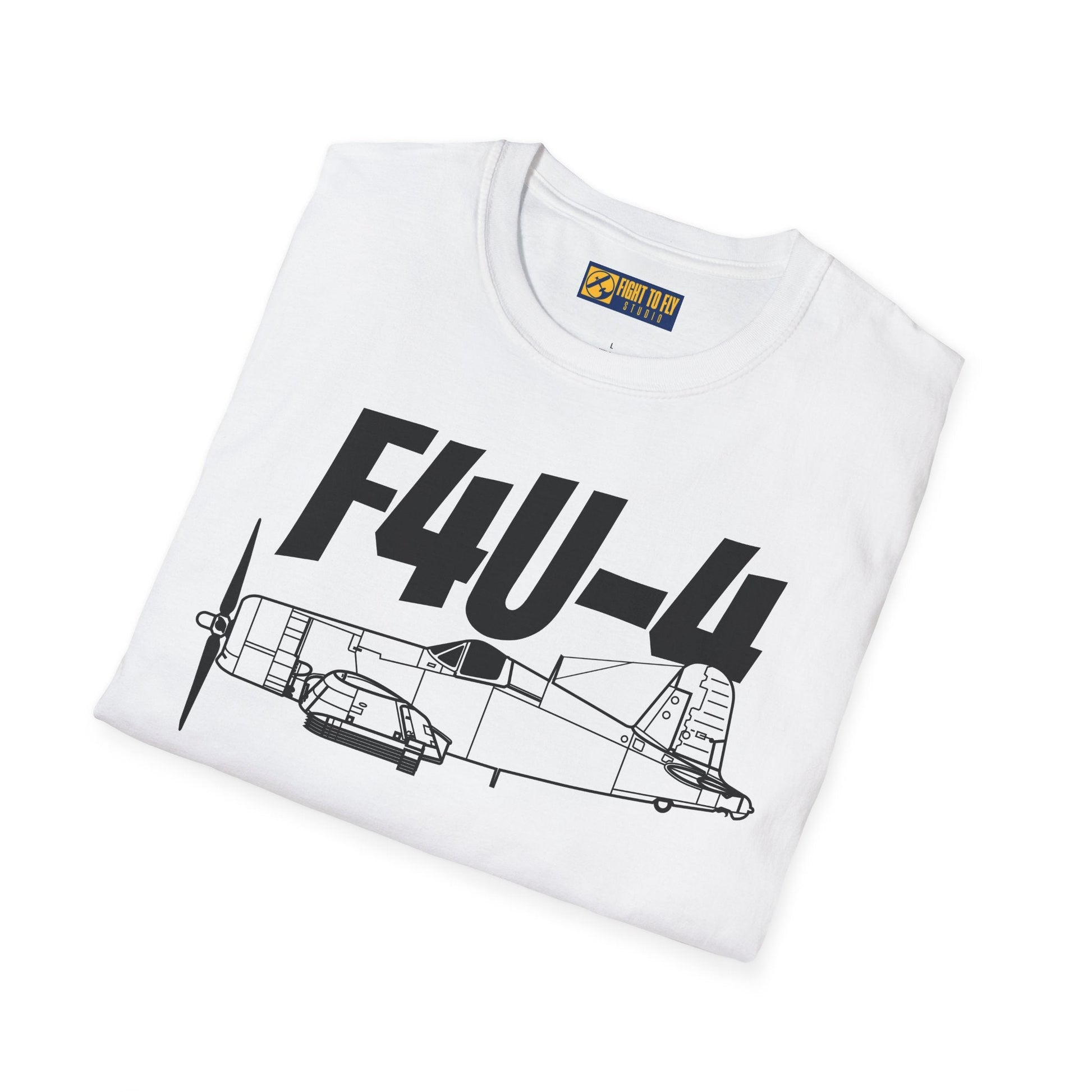 F4U-4 T-Shirt – WWII Naval Aircraft Aviation Tee - Pilot gifts - warbird t-shirt