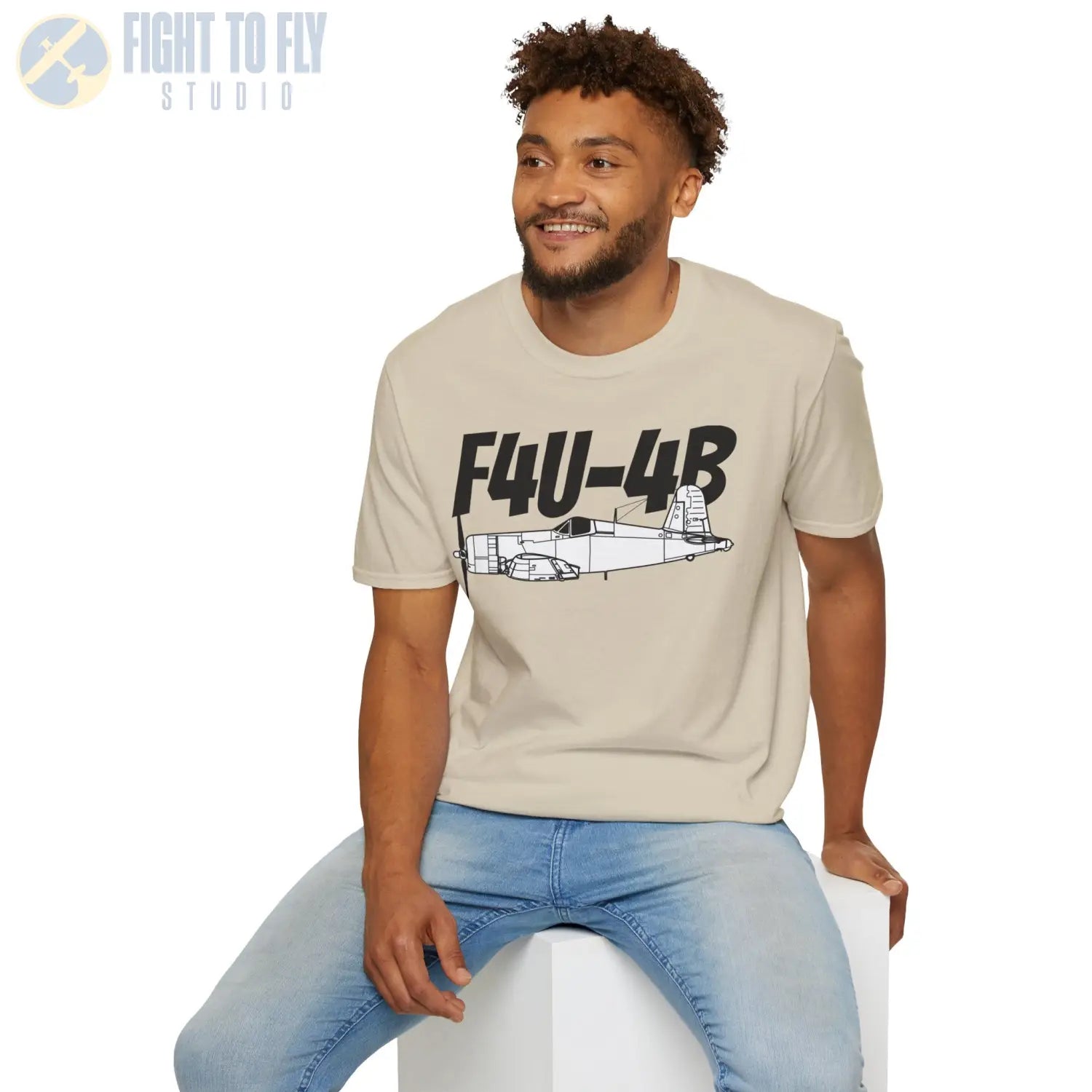 F4U-4B Corsair T-Shirt - Pilot gifts - WWII warbird t-shirt