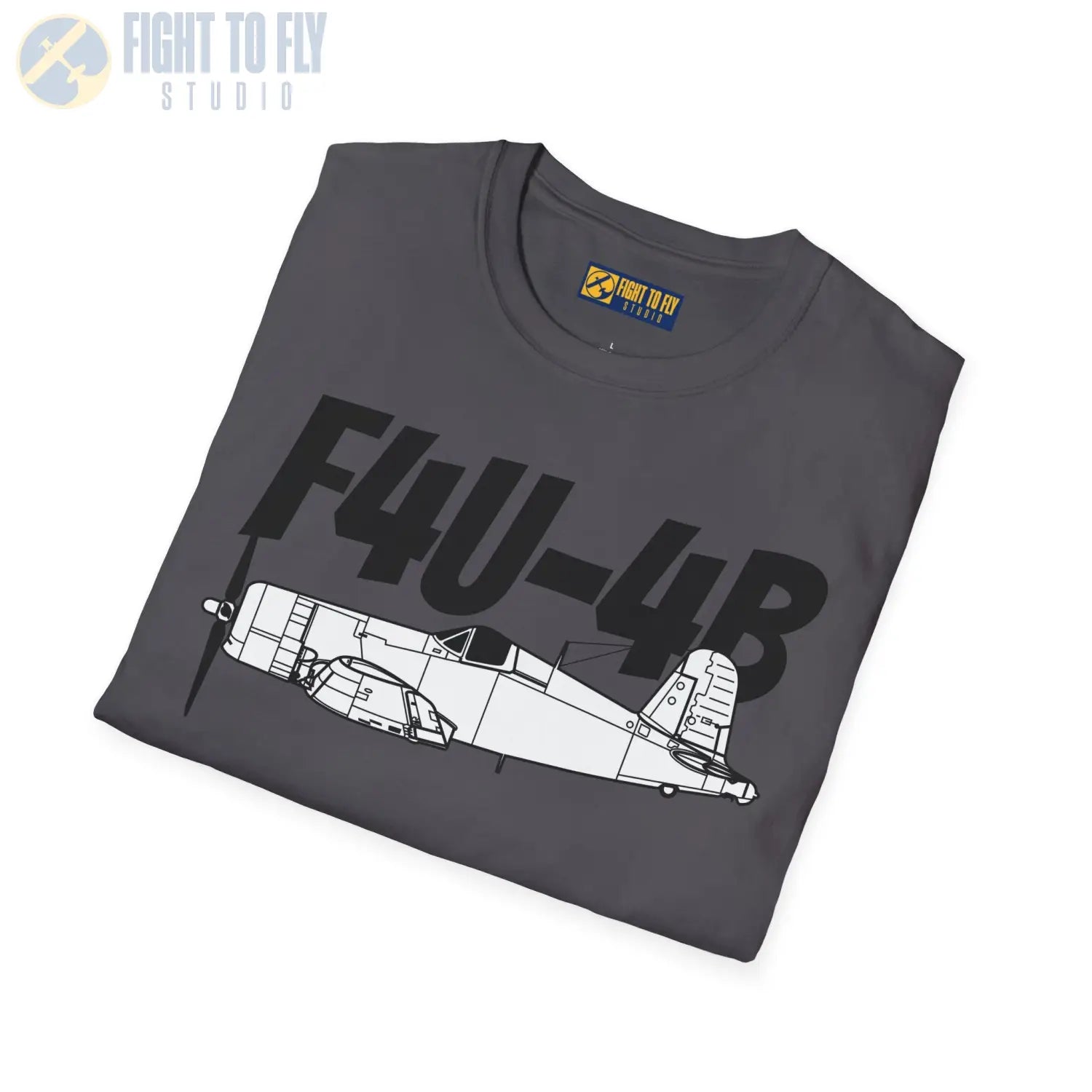 F4U-4B Corsair T-Shirt - Pilot gifts - WWII warbird t-shirt