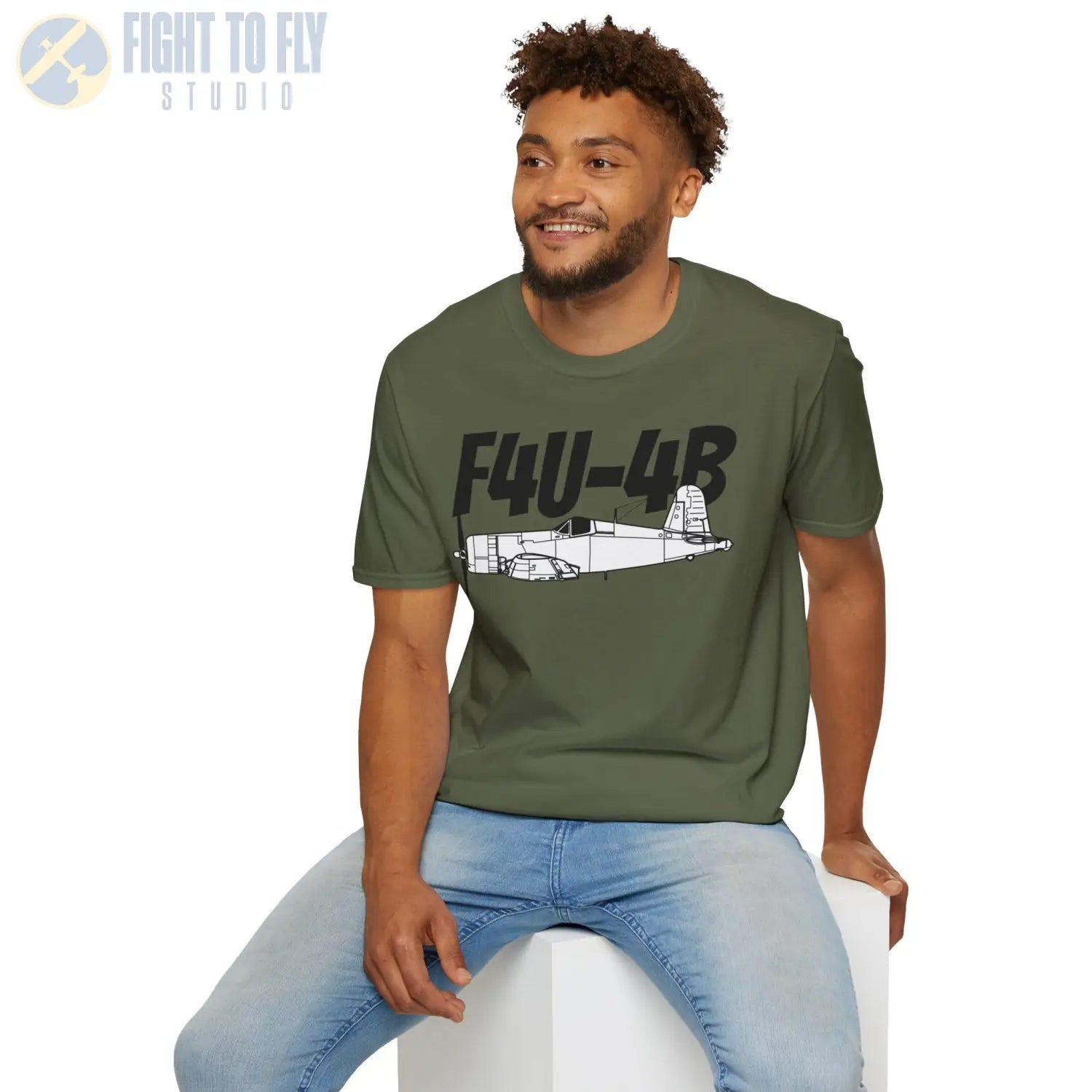F4U-4B Corsair T-Shirt - Pilot gifts - WWII warbird t-shirt