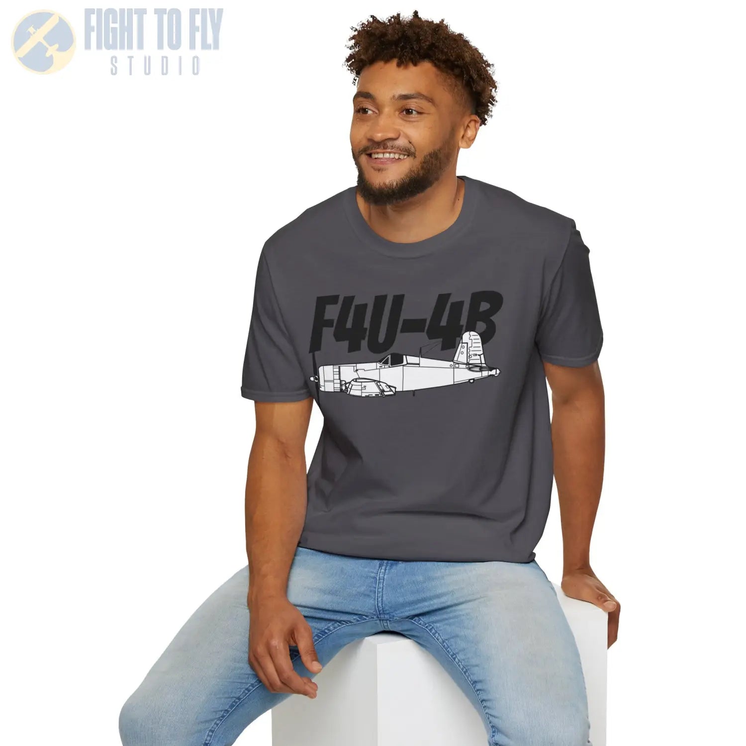 F4U-4B Corsair T-Shirt - Pilot gifts - WWII warbird t-shirt