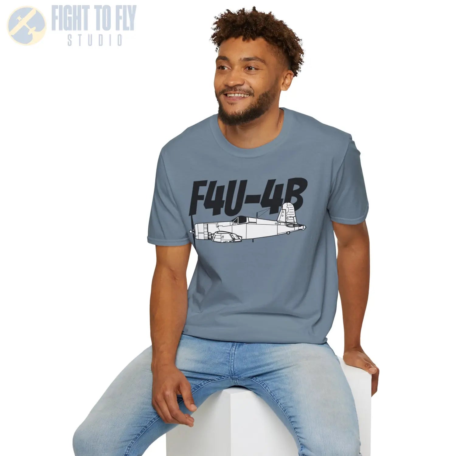 F4U-4B Corsair T-Shirt - Pilot gifts - WWII warbird t-shirt