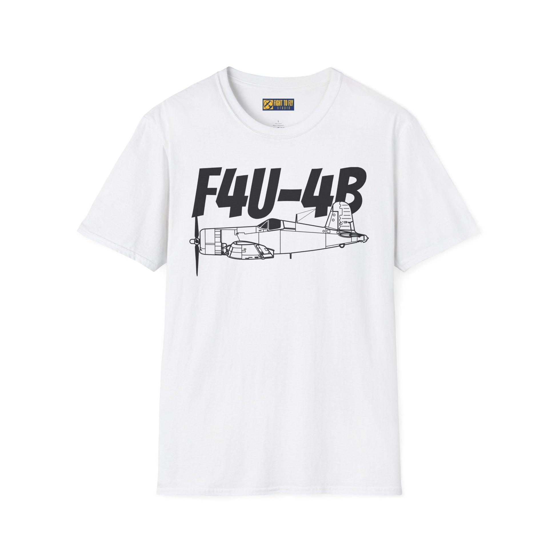 F4U-4B T-Shirt – WWII Naval Fighter Aircraft Tee - Pilot gifts - warbird t-shirt