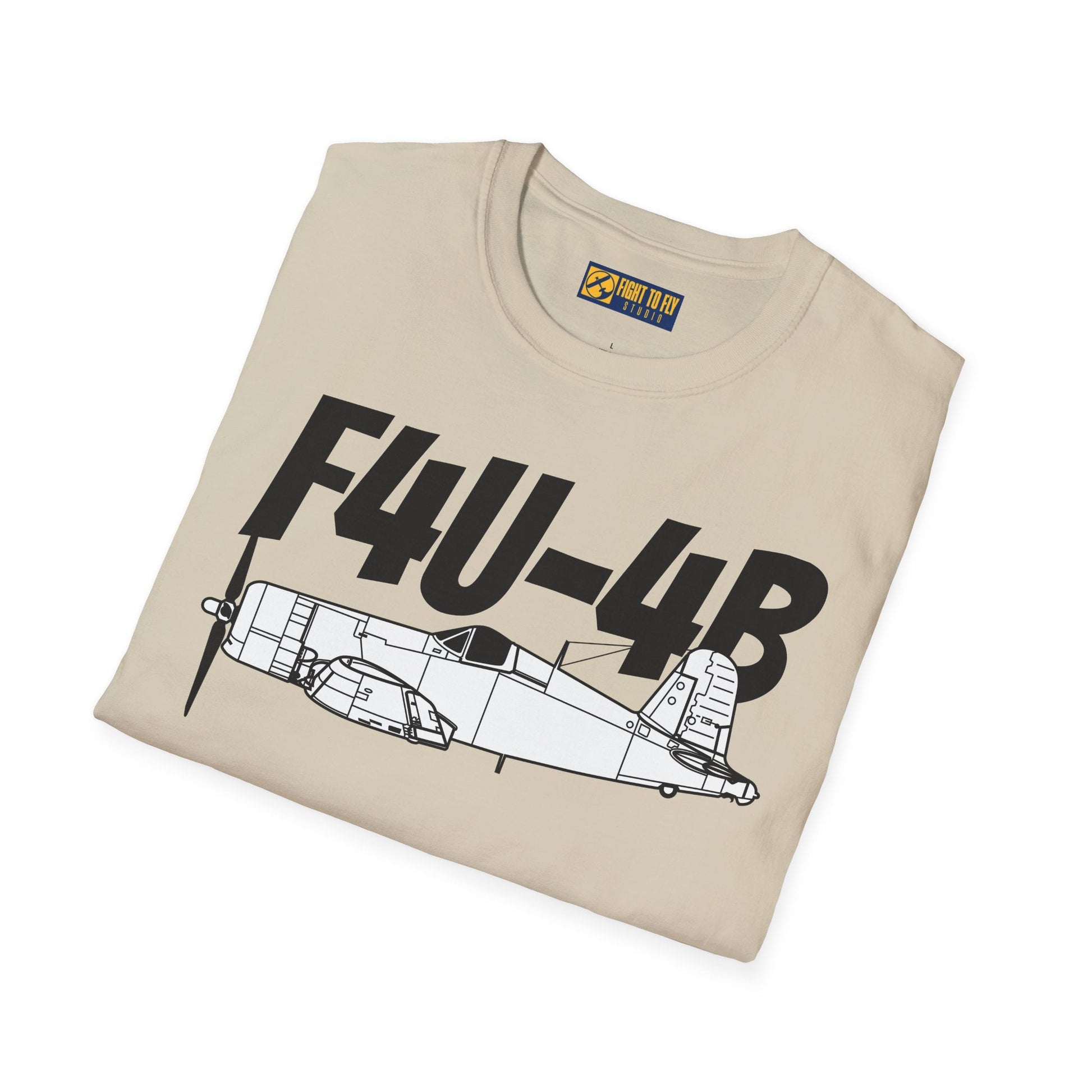 F4U-4B T-Shirt – WWII Naval Fighter Aircraft Tee - Pilot gifts - warbird t-shirt