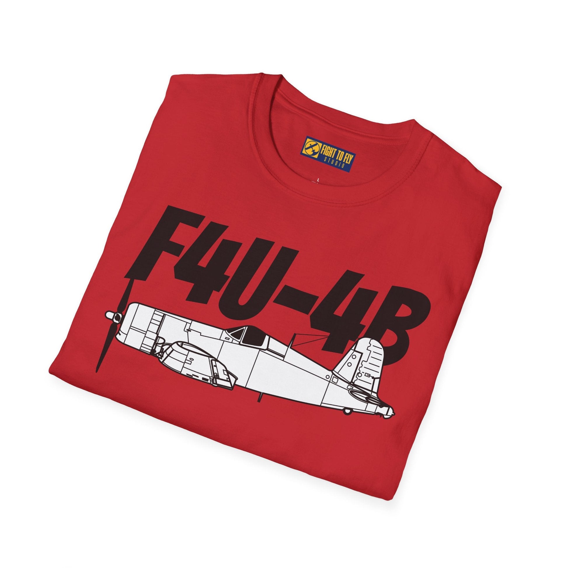 F4U-4B T-Shirt – WWII Naval Fighter Aircraft Tee - Pilot gifts - warbird t-shirt