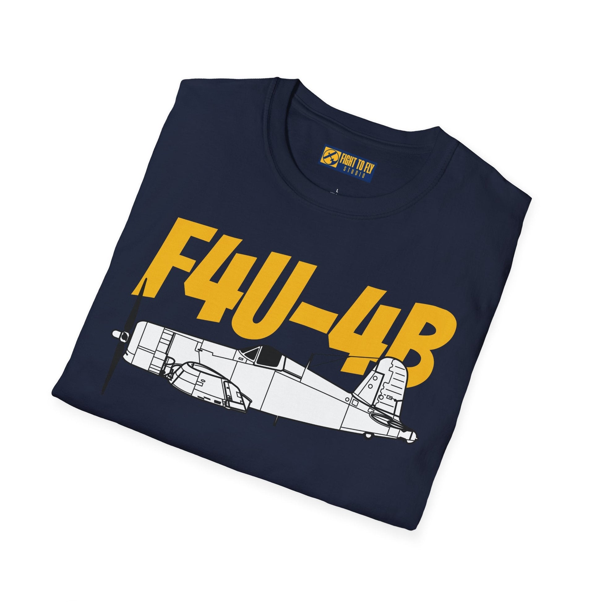F4U-4B T-Shirt – WWII Naval Fighter Aircraft Tee - Pilot gifts - warbird t-shirt
