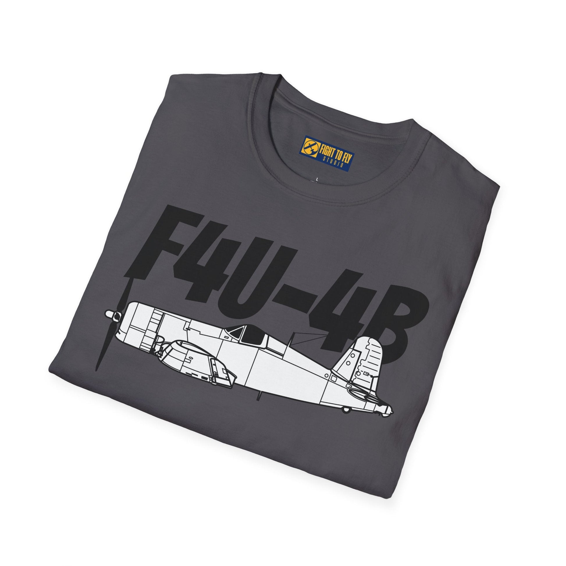 F4U-4B T-Shirt – WWII Naval Fighter Aircraft Tee - Pilot gifts - warbird t-shirt