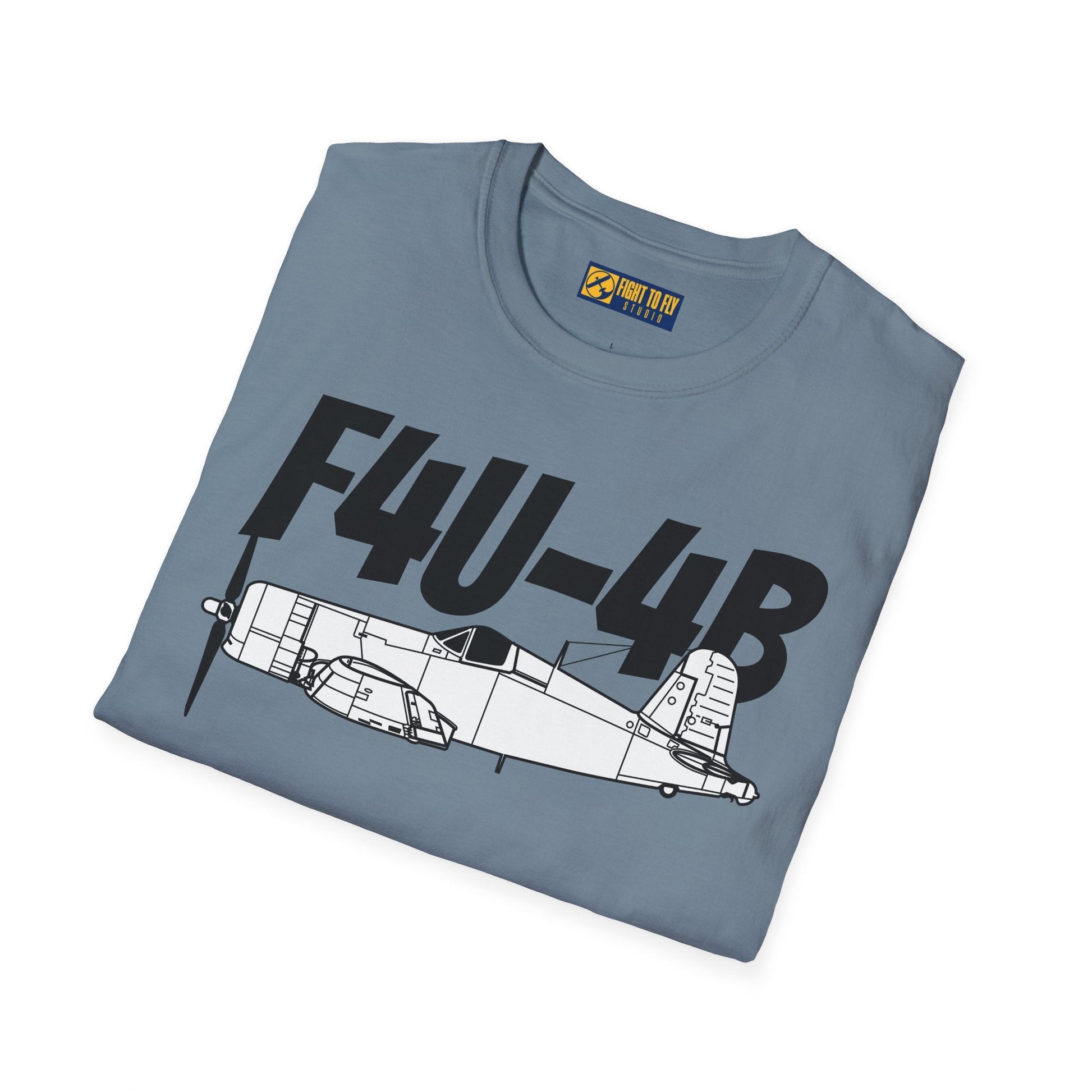 F4U-4B T-Shirt – WWII Naval Fighter Aircraft Tee - Pilot gifts - warbird t-shirt