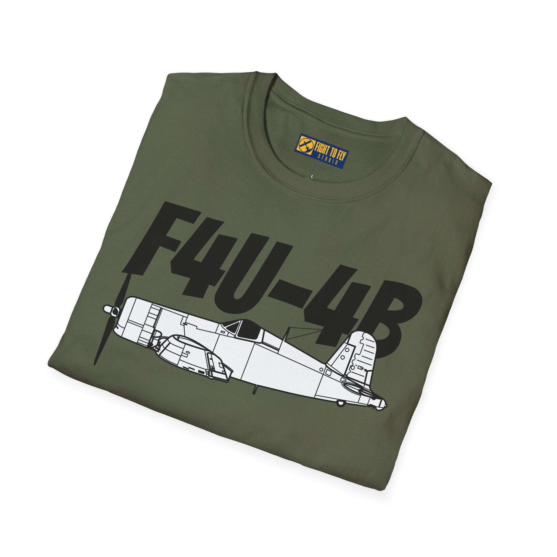 F4U-4B T-Shirt – WWII Naval Fighter Aircraft Tee - Pilot gifts - warbird t-shirt