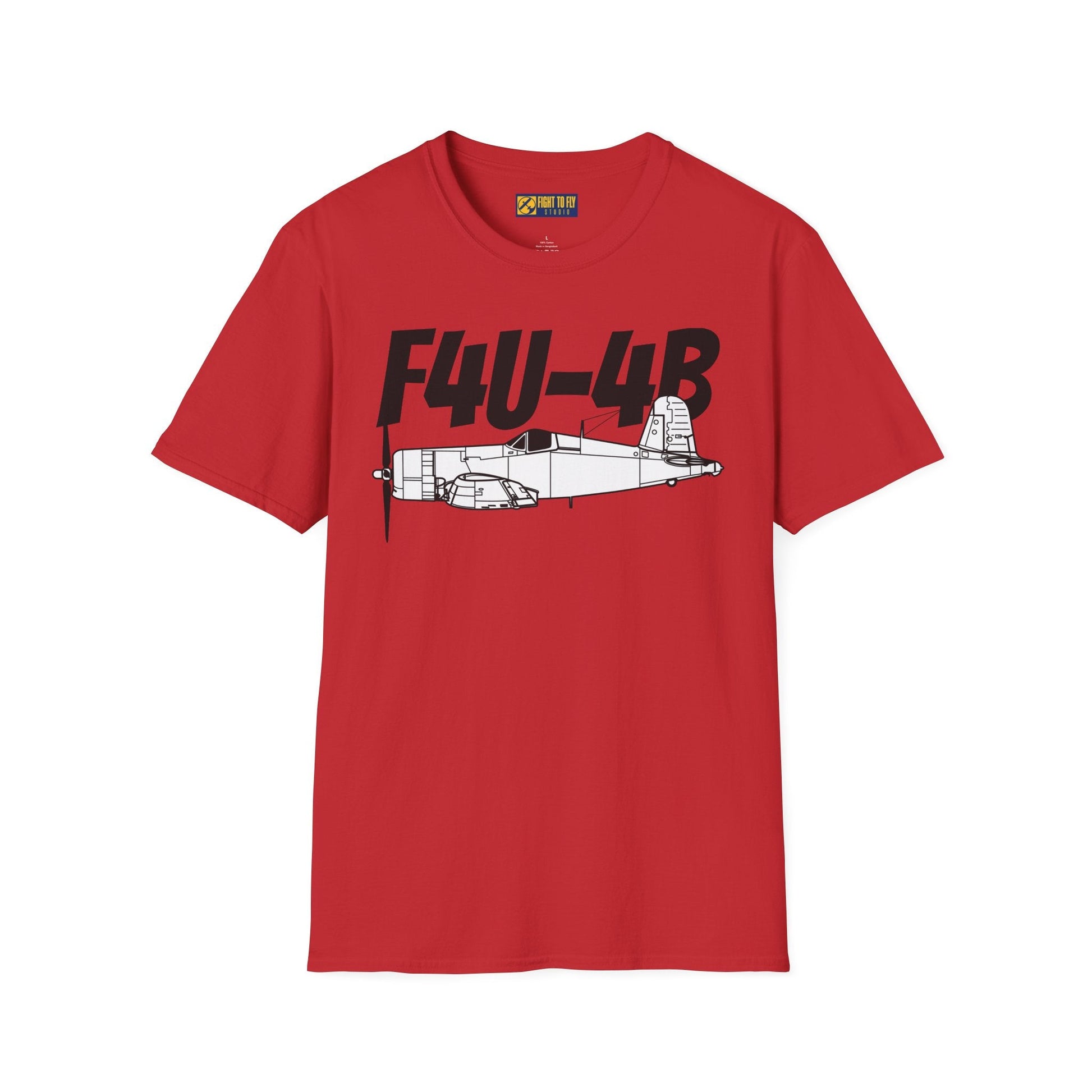 F4U-4B T-Shirt – WWII Naval Fighter Aircraft Tee - Pilot gifts - warbird t-shirt