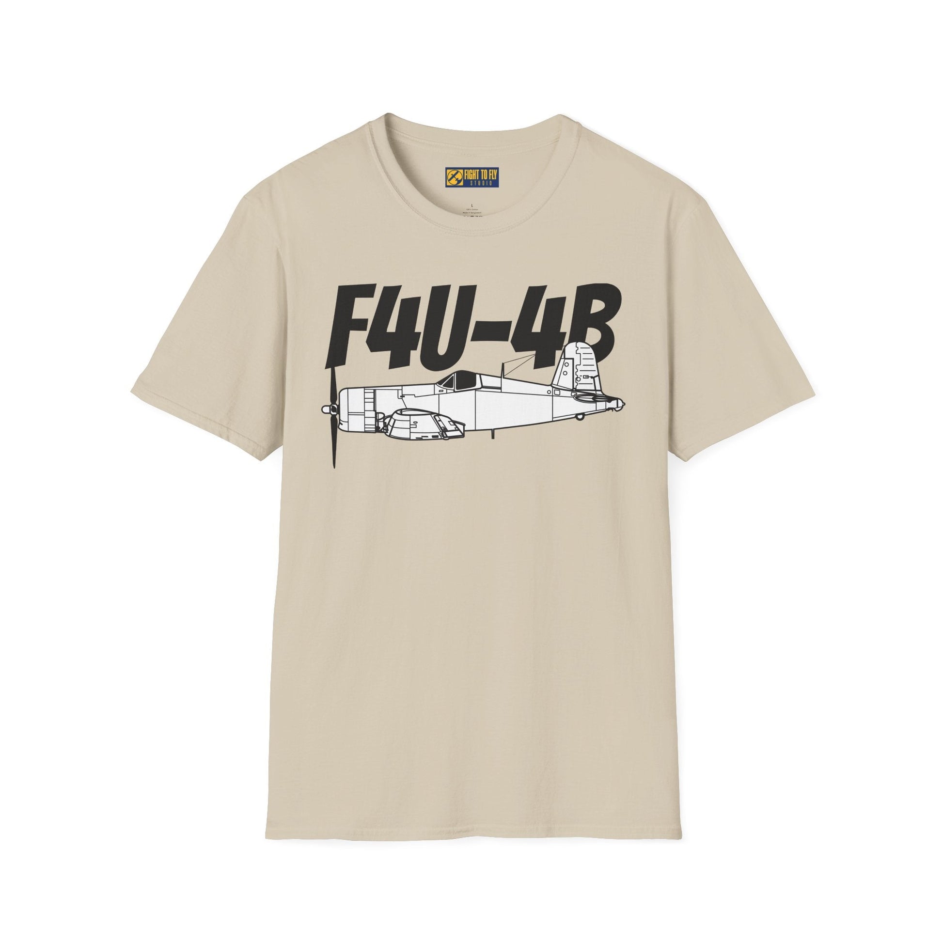 F4U-4B T-Shirt – WWII Naval Fighter Aircraft Tee - Pilot gifts - warbird t-shirt