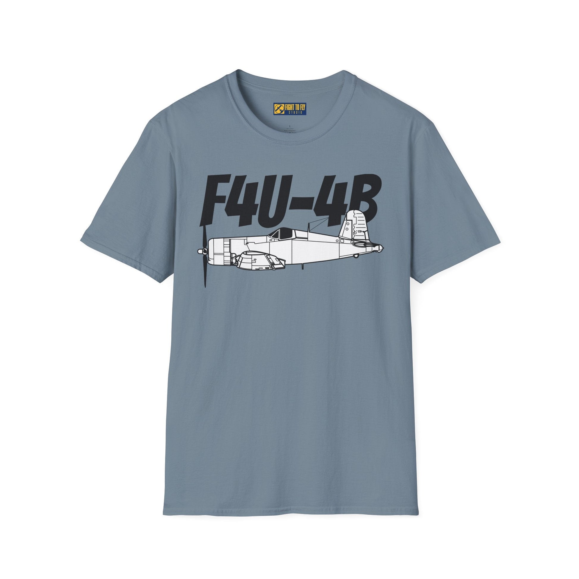 F4U-4B T-Shirt – WWII Naval Fighter Aircraft Tee - Pilot gifts - warbird t-shirt