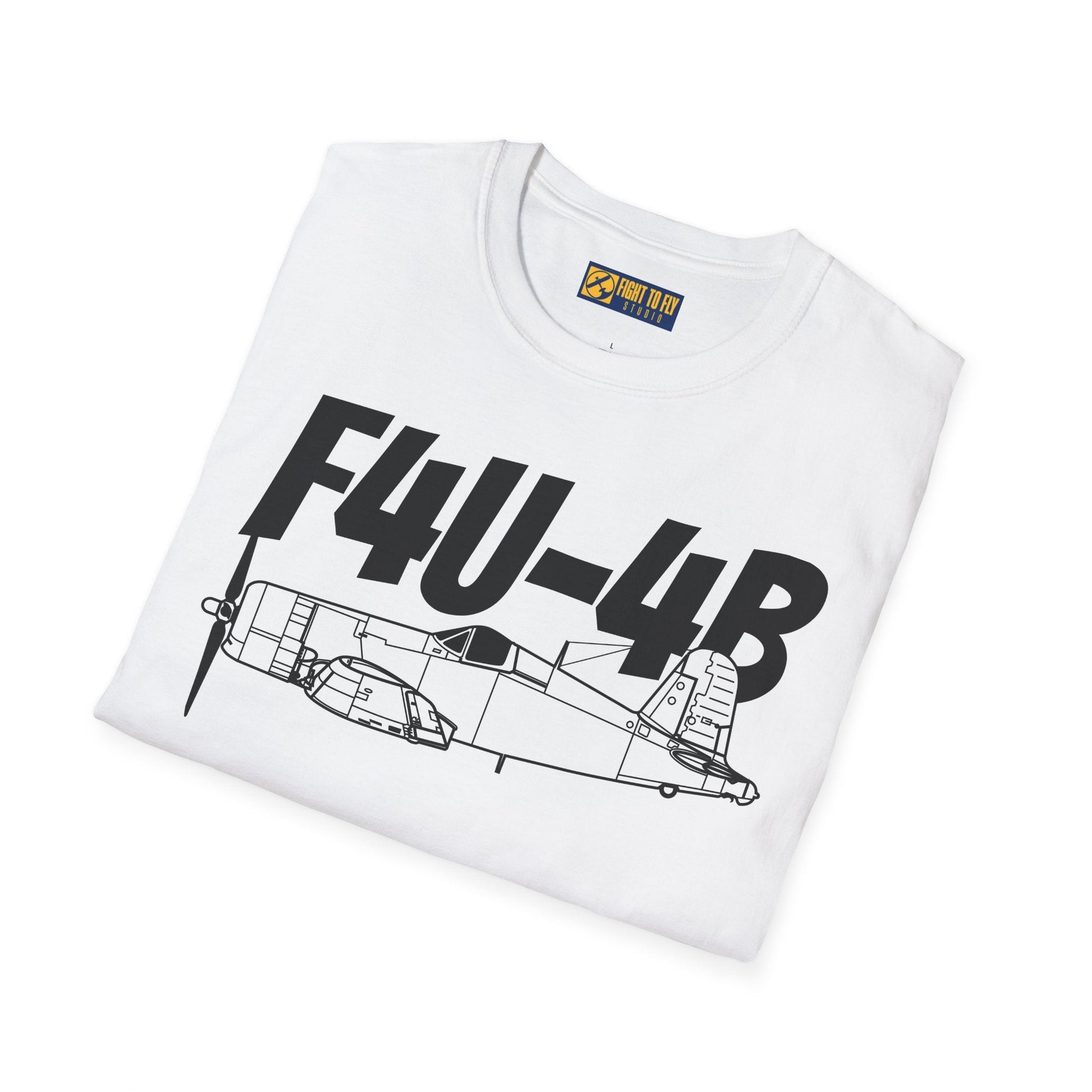 F4U-4B T-Shirt – WWII Naval Fighter Aircraft Tee - Pilot gifts - warbird t-shirt