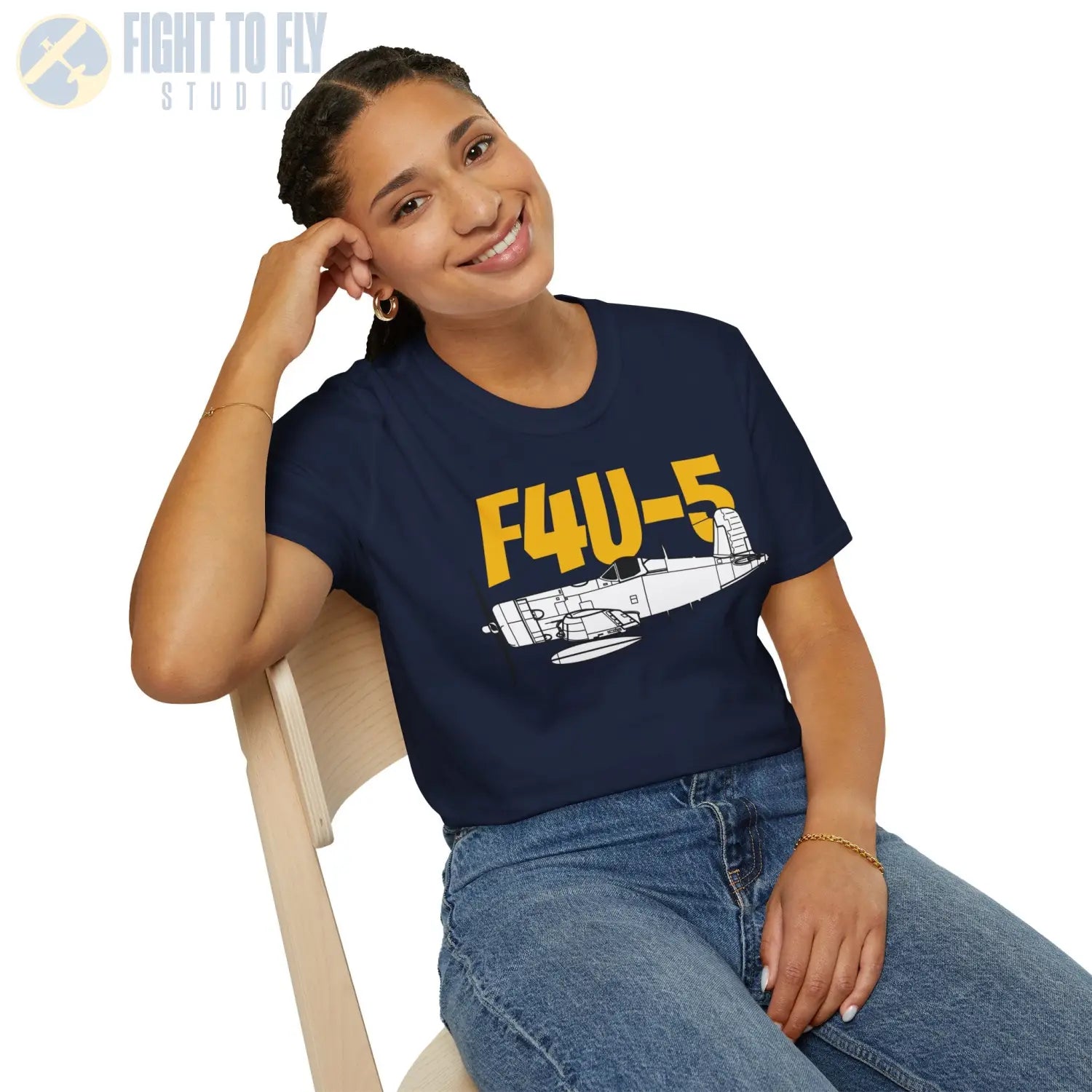 F4U-5 Corsair T-Shirt - Pilot gifts - WWII warbird t-shirt