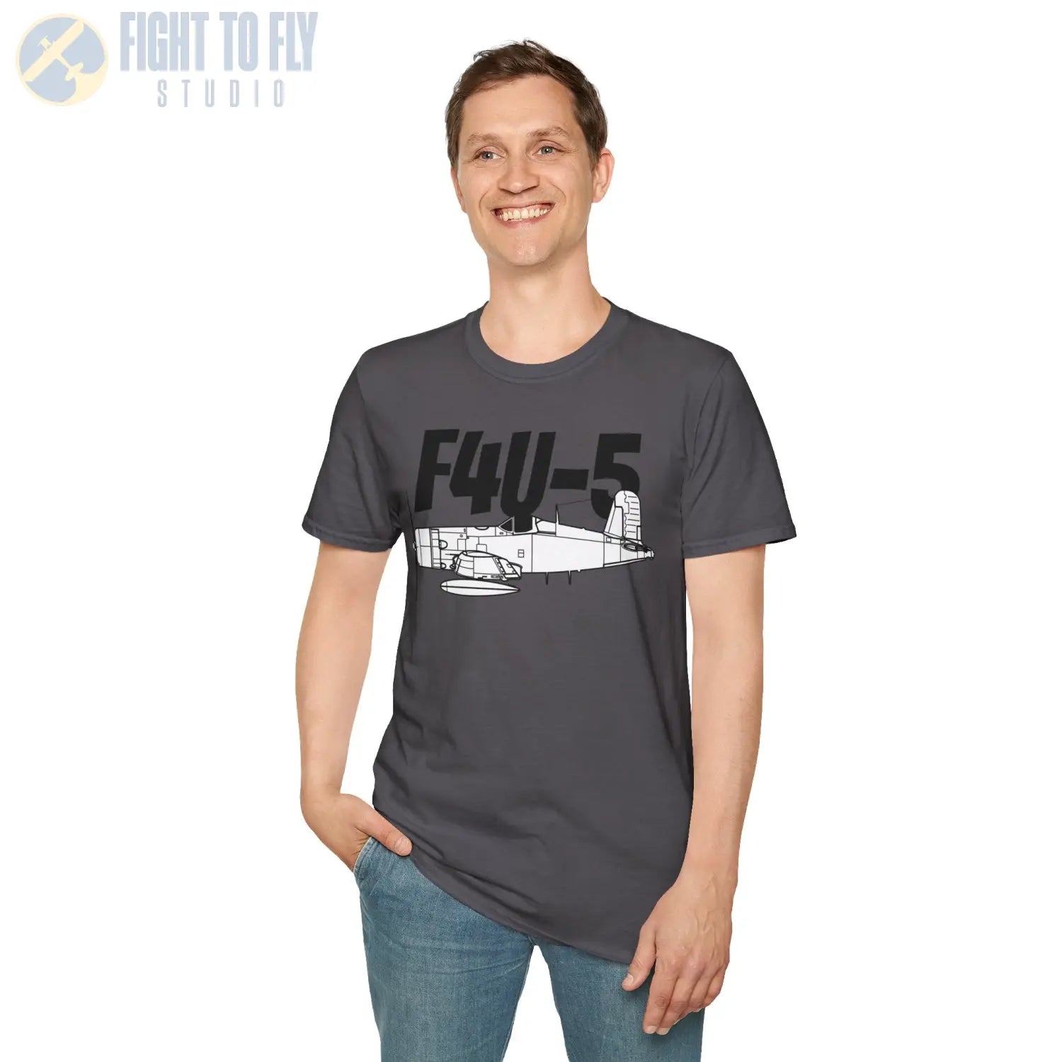 F4U-5 Corsair T-Shirt - Pilot gifts - WWII warbird t-shirt