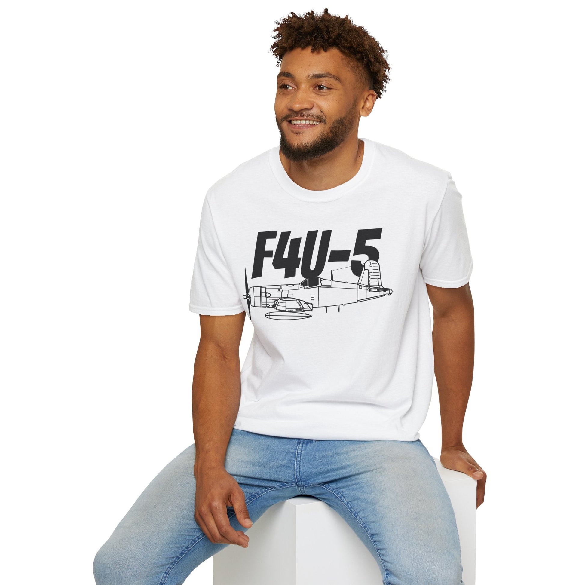 F4U-5 T-Shirt – WWII Naval Aircraft Aviation Tee - Pilot gifts - warbird t-shirt