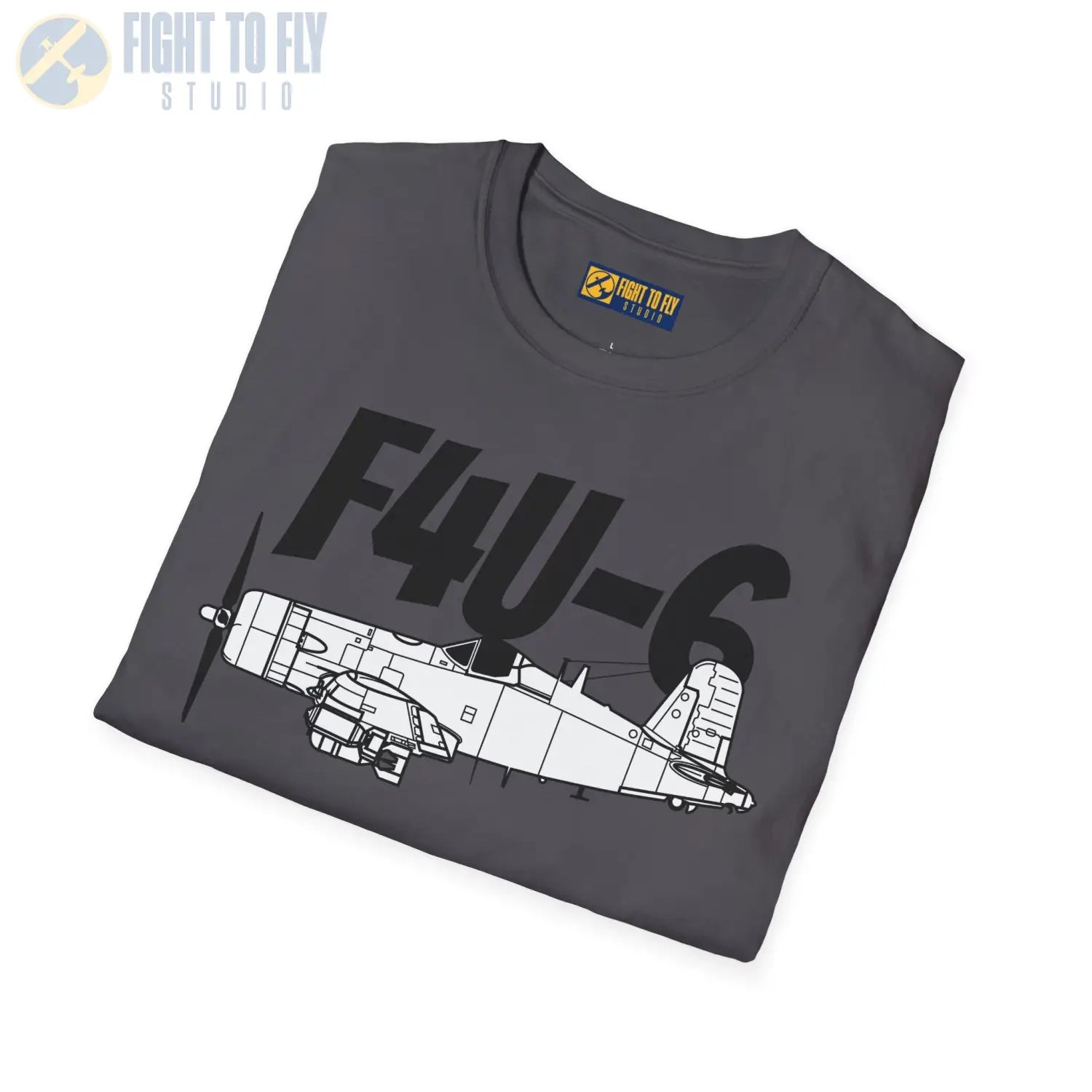 F4U-6 Corsair T-Shirt - Pilot gifts - WWII warbird t-shirt