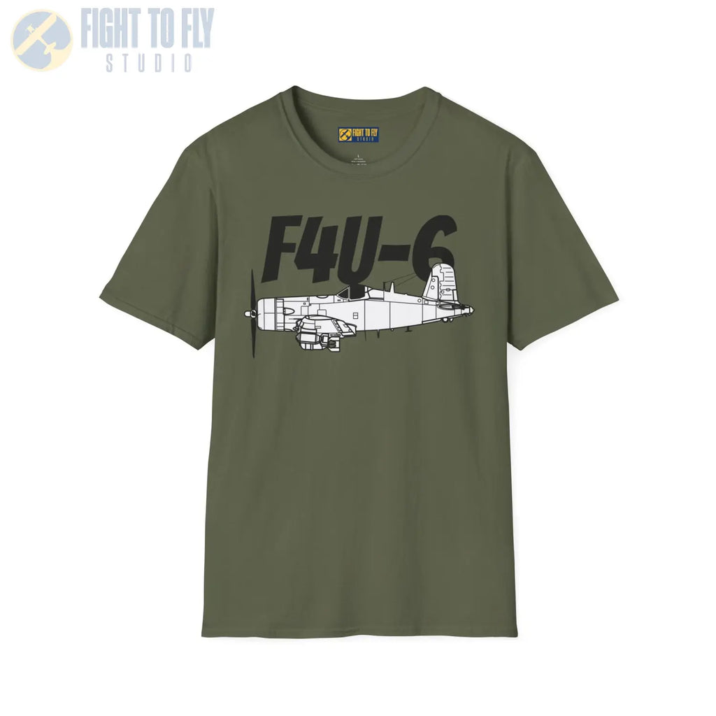F4U-6 Corsair T-Shirt - Pilot gifts - WWII warbird t-shirt