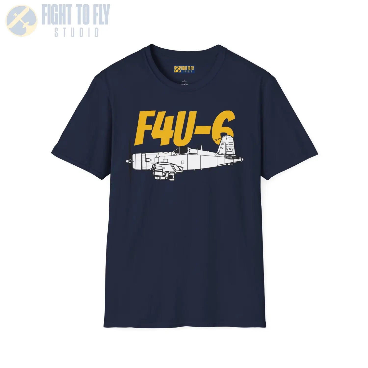 F4U-6 Corsair T-Shirt - Pilot gifts - WWII warbird t-shirt