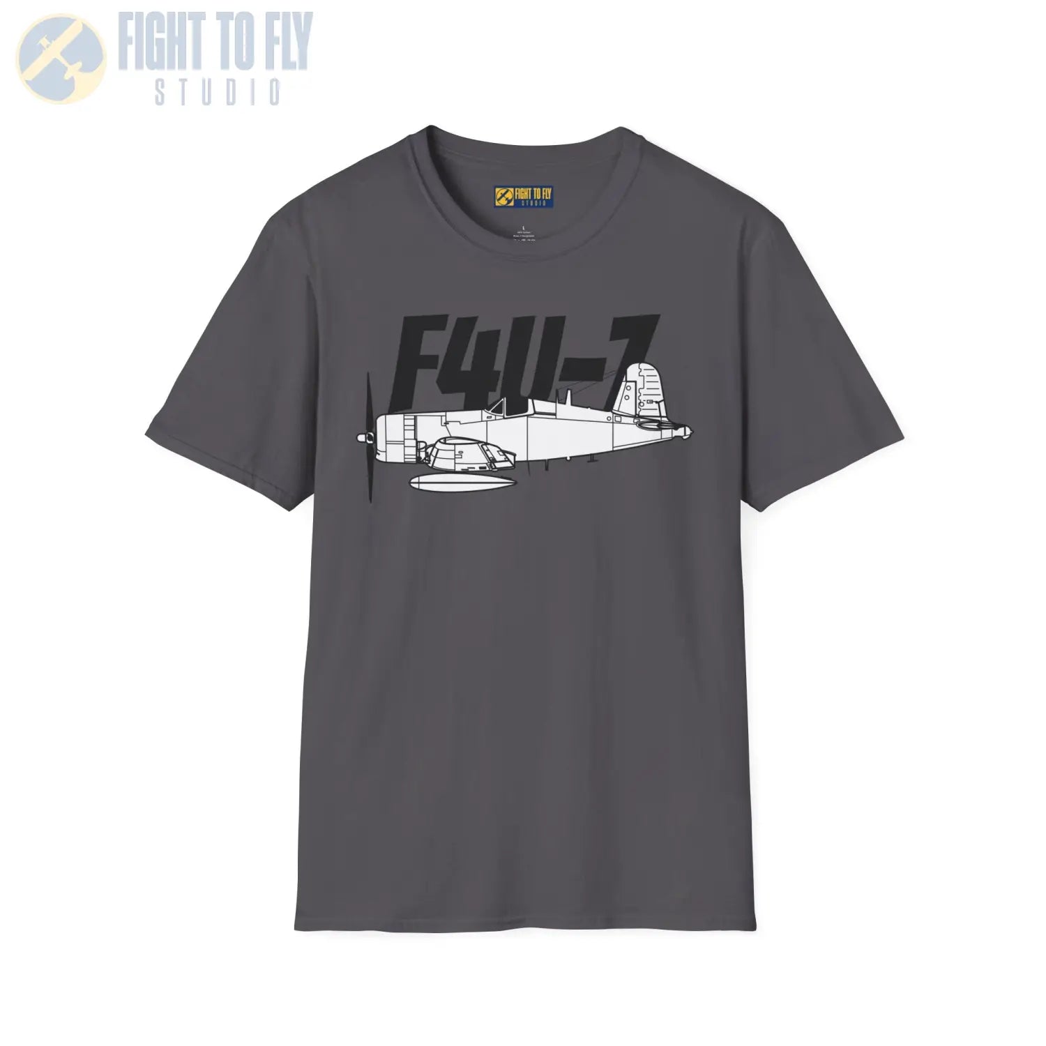 F4U-7 Corsair T-Shirt - Pilot gifts - WWII warbird t-shirt