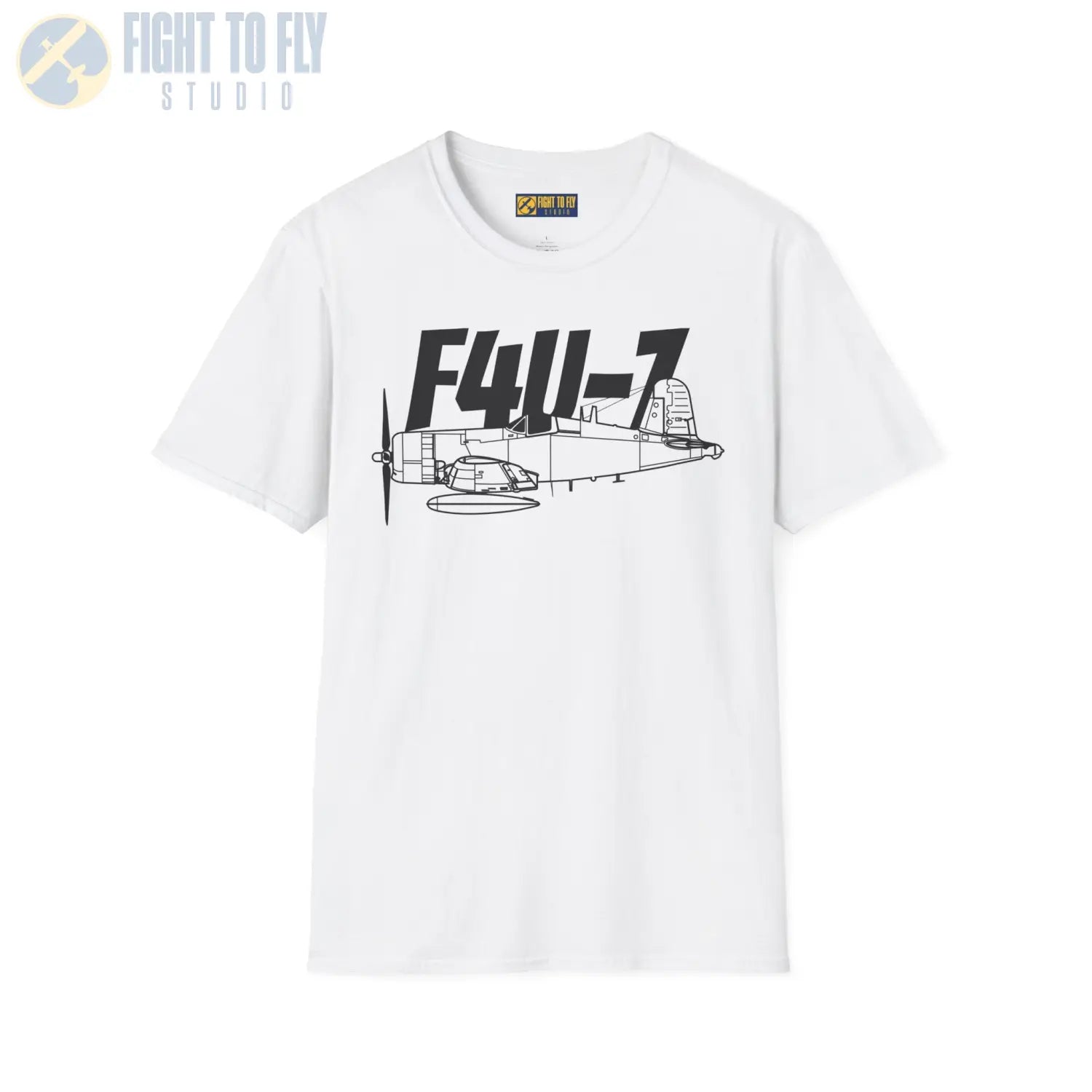 F4U-7 Corsair T-Shirt - Pilot gifts - WWII warbird t-shirt