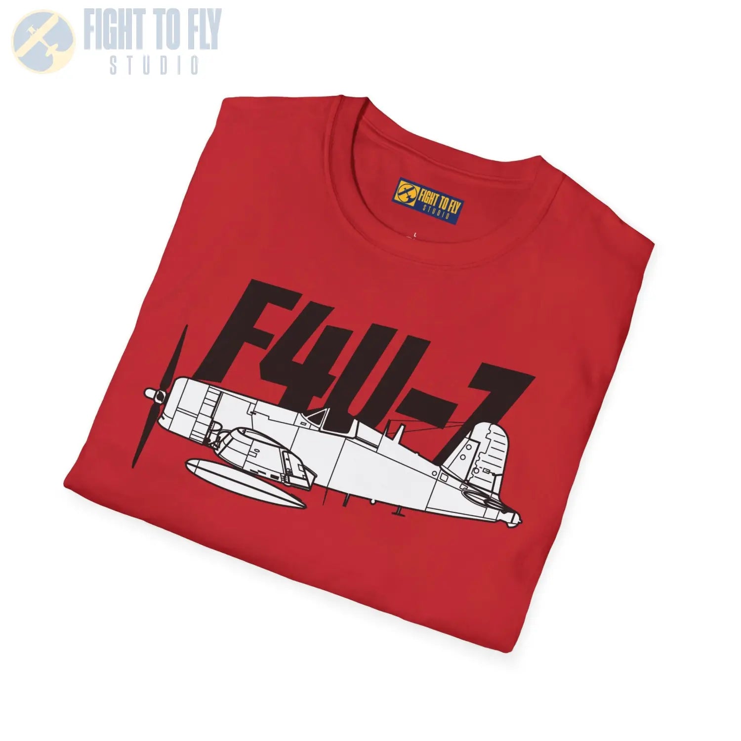 F4U-7 Corsair T-Shirt - Pilot gifts - WWII warbird t-shirt