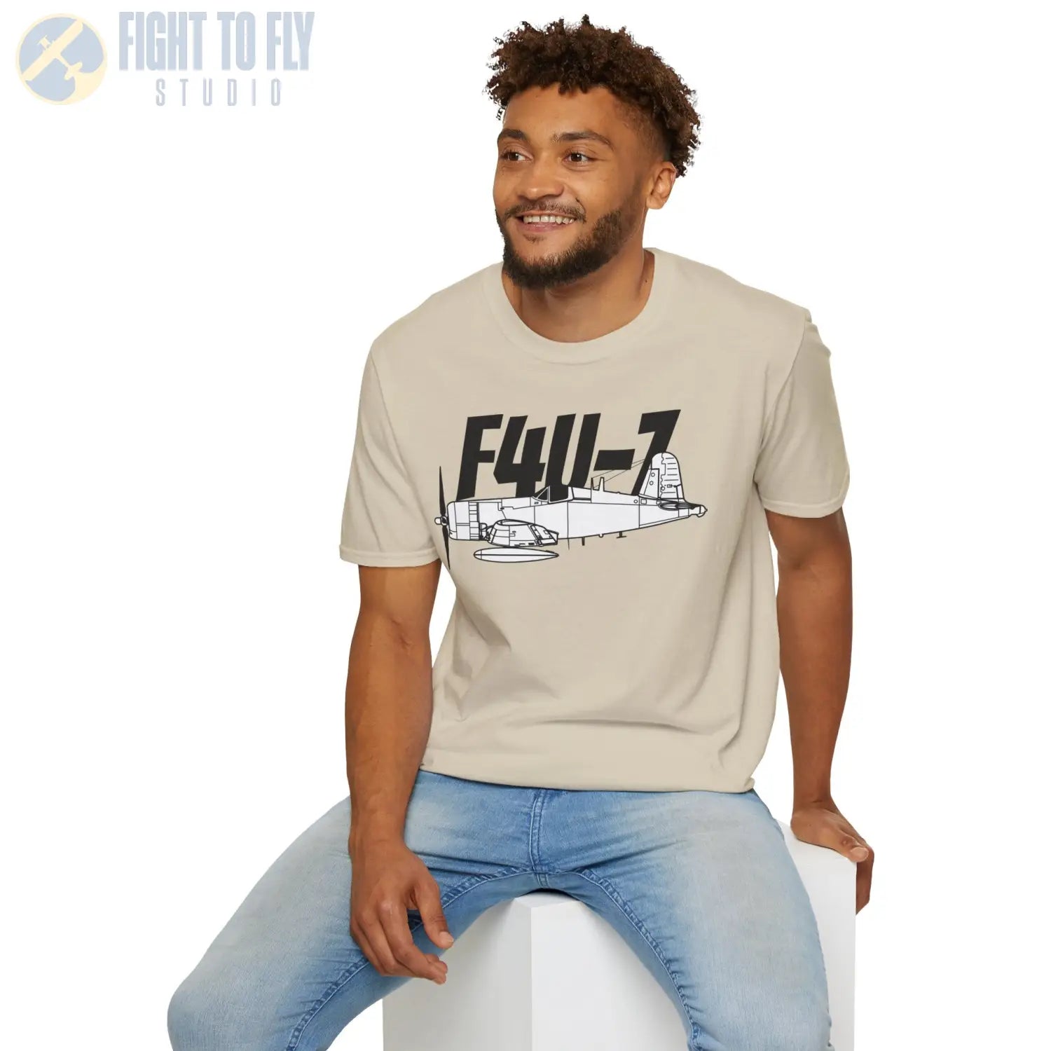 F4U-7 Corsair T-Shirt - Pilot gifts - WWII warbird t-shirt