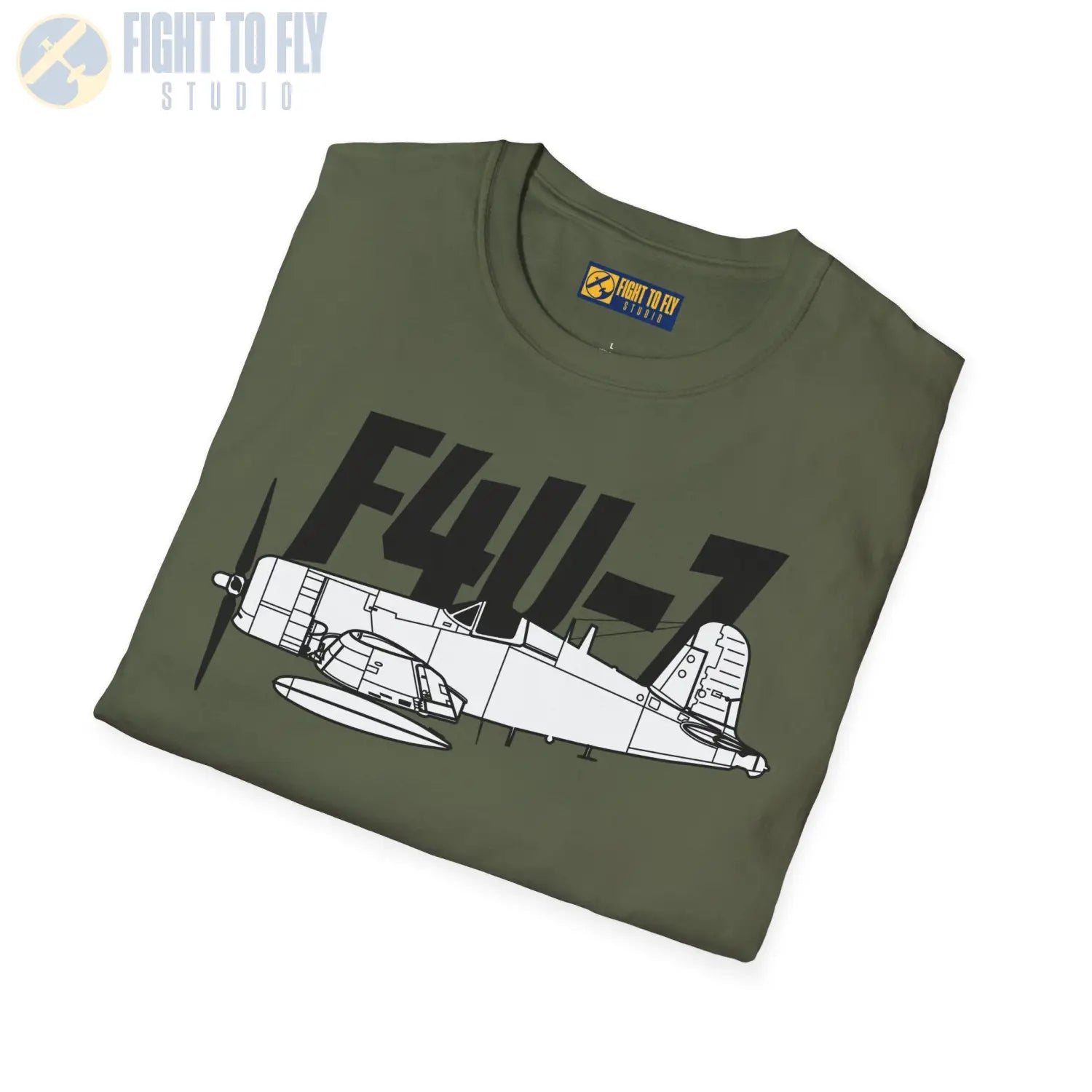 F4U-7 Corsair T-Shirt - Pilot gifts - WWII warbird t-shirt