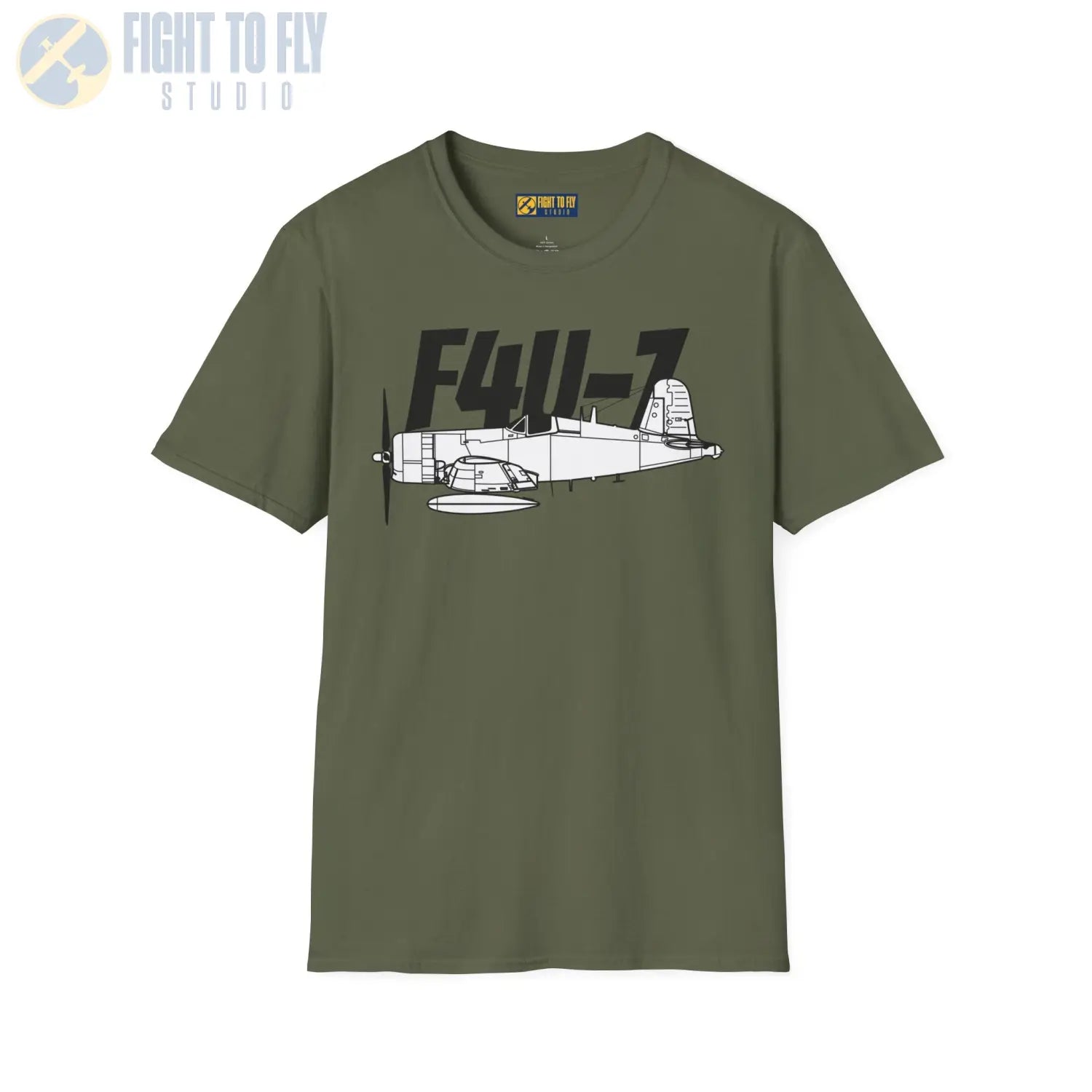 F4U-7 Corsair T-Shirt - Pilot gifts - WWII warbird t-shirt