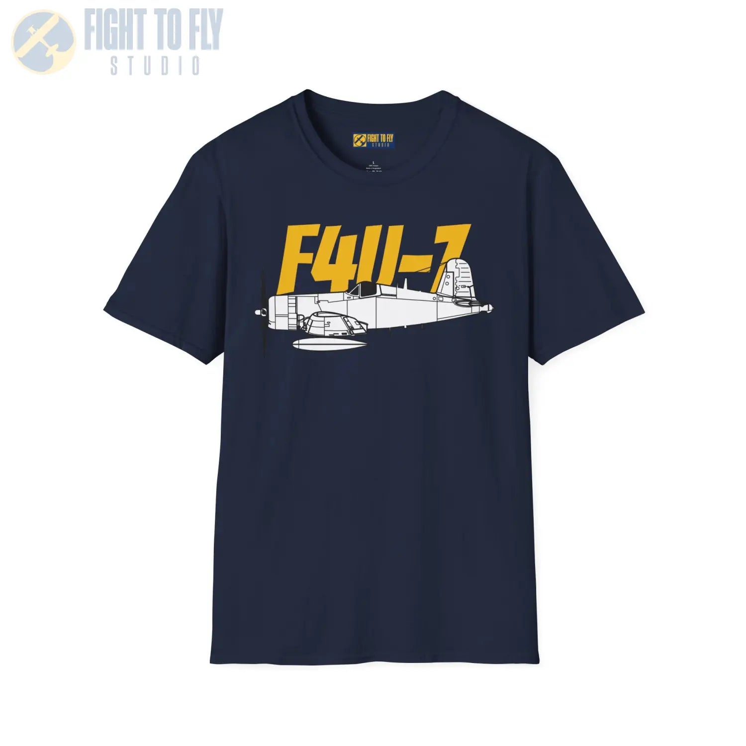 F4U-7 Corsair T-Shirt - Pilot gifts - WWII warbird t-shirt