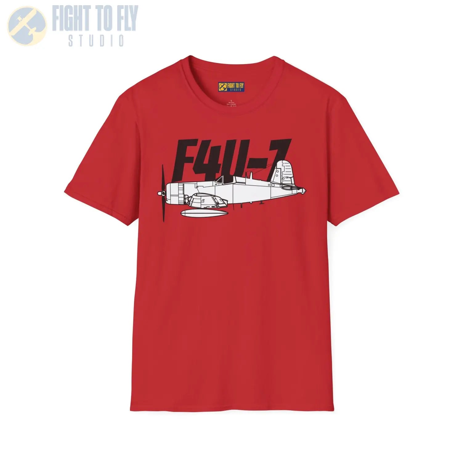F4U-7 Corsair T-Shirt - Pilot gifts - WWII warbird t-shirt