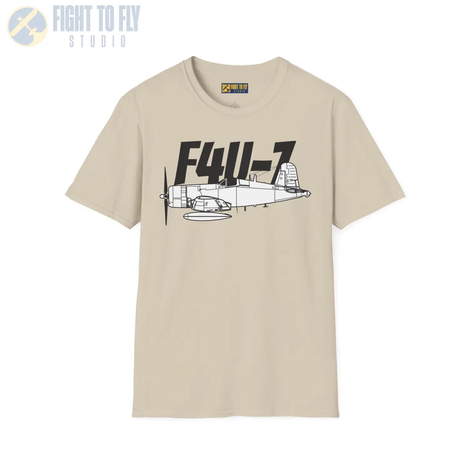 F4U-7 Corsair T-Shirt - Pilot gifts - WWII warbird t-shirt