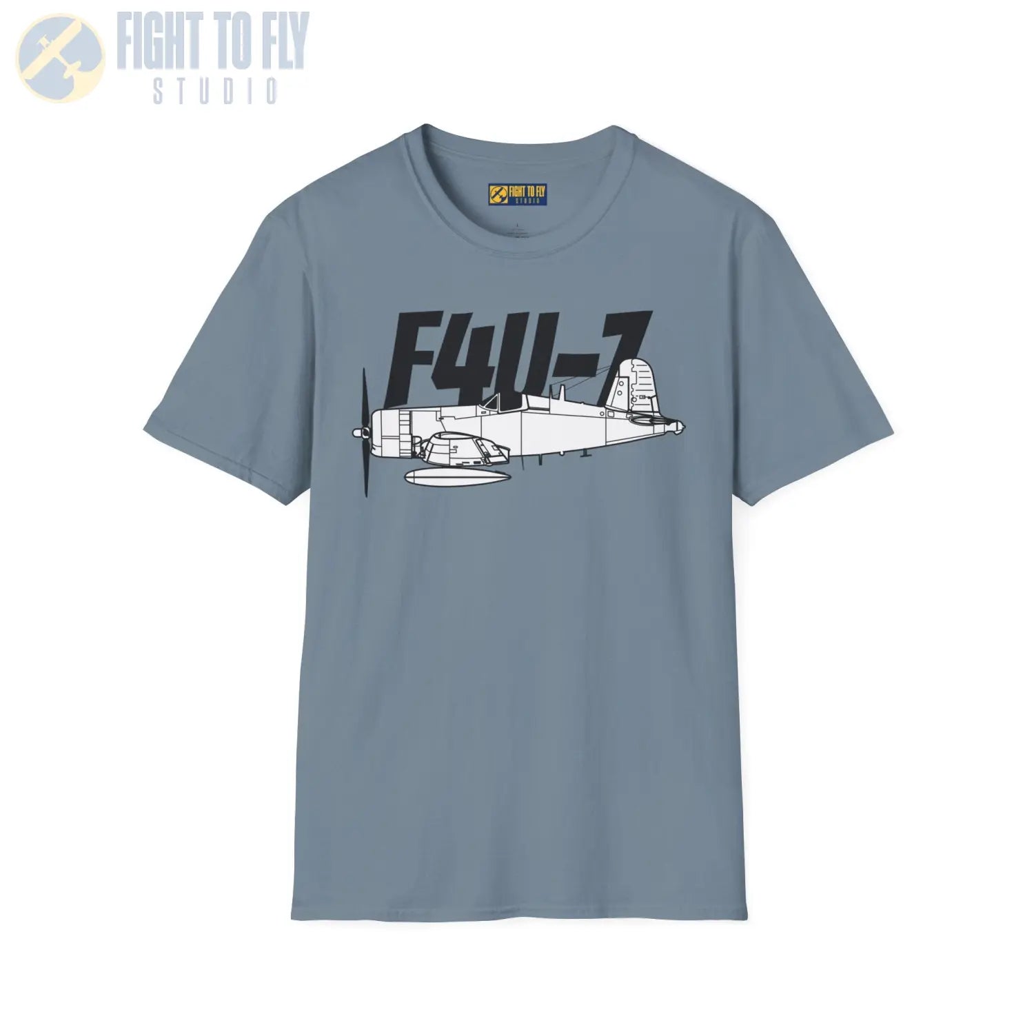 F4U-7 Corsair T-Shirt - Pilot gifts - WWII warbird t-shirt
