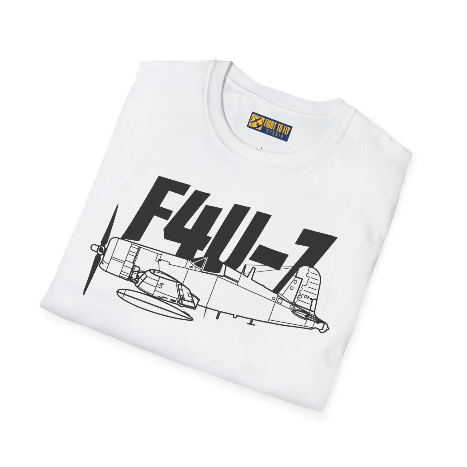 F4U-7 Corsair T-Shirt - Pilot gifts - WWII warbird t-shirt