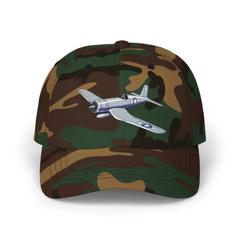 F4U Bent-Wing Fighter- Color - Hats - Pilot gifts - WWII warbird t-shirt