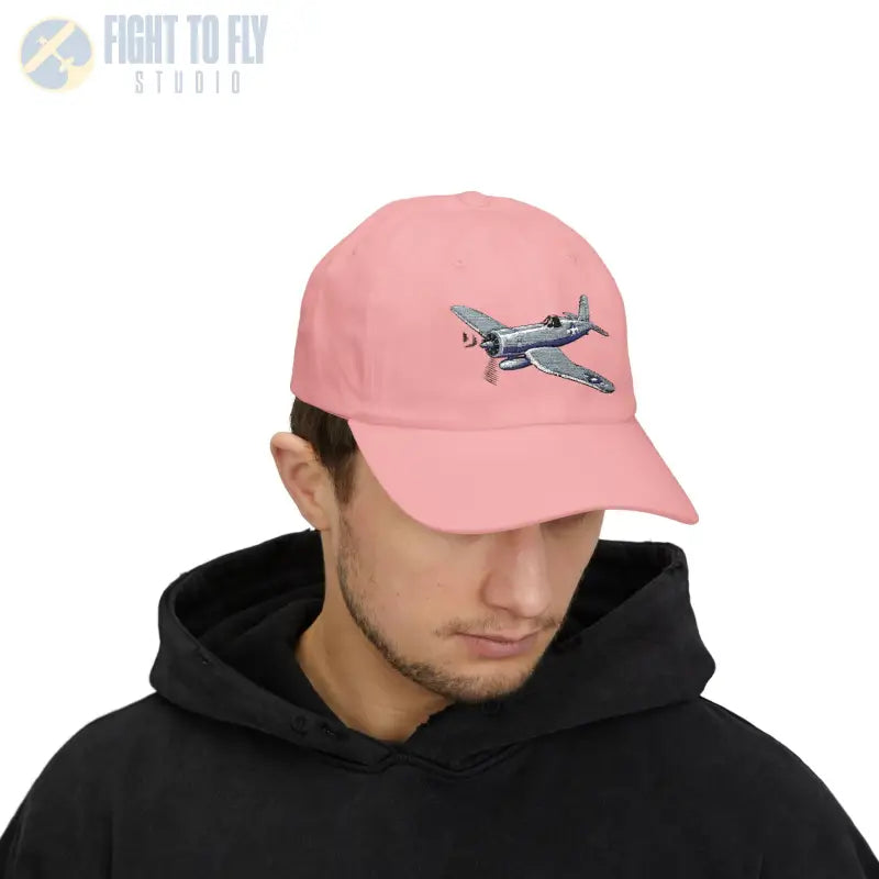 F4U Bent-Wing Fighter- Color - Hats - Pilot gifts - WWII warbird t-shirt