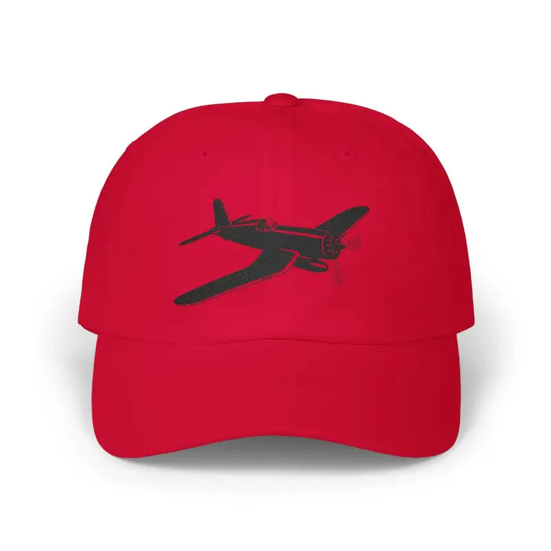 F4U Bent Wing Warbird Fighter of the Pacific- Black - Hats - Pilot gifts - WWII warbird t-shirt